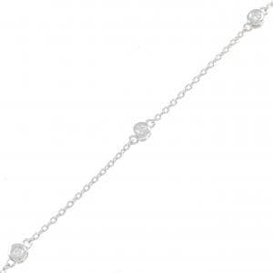 K18WG ダイヤモンド ブレスレット 0.20CT