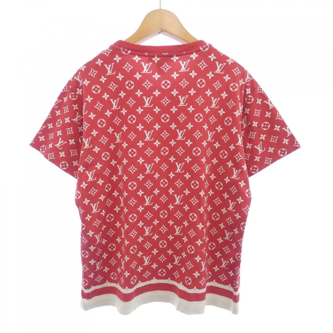 ルイヴィトン LOUIS VUITTON ストライプアクセントモノグラムTシャツ FOTS37TR1 Tシャツ