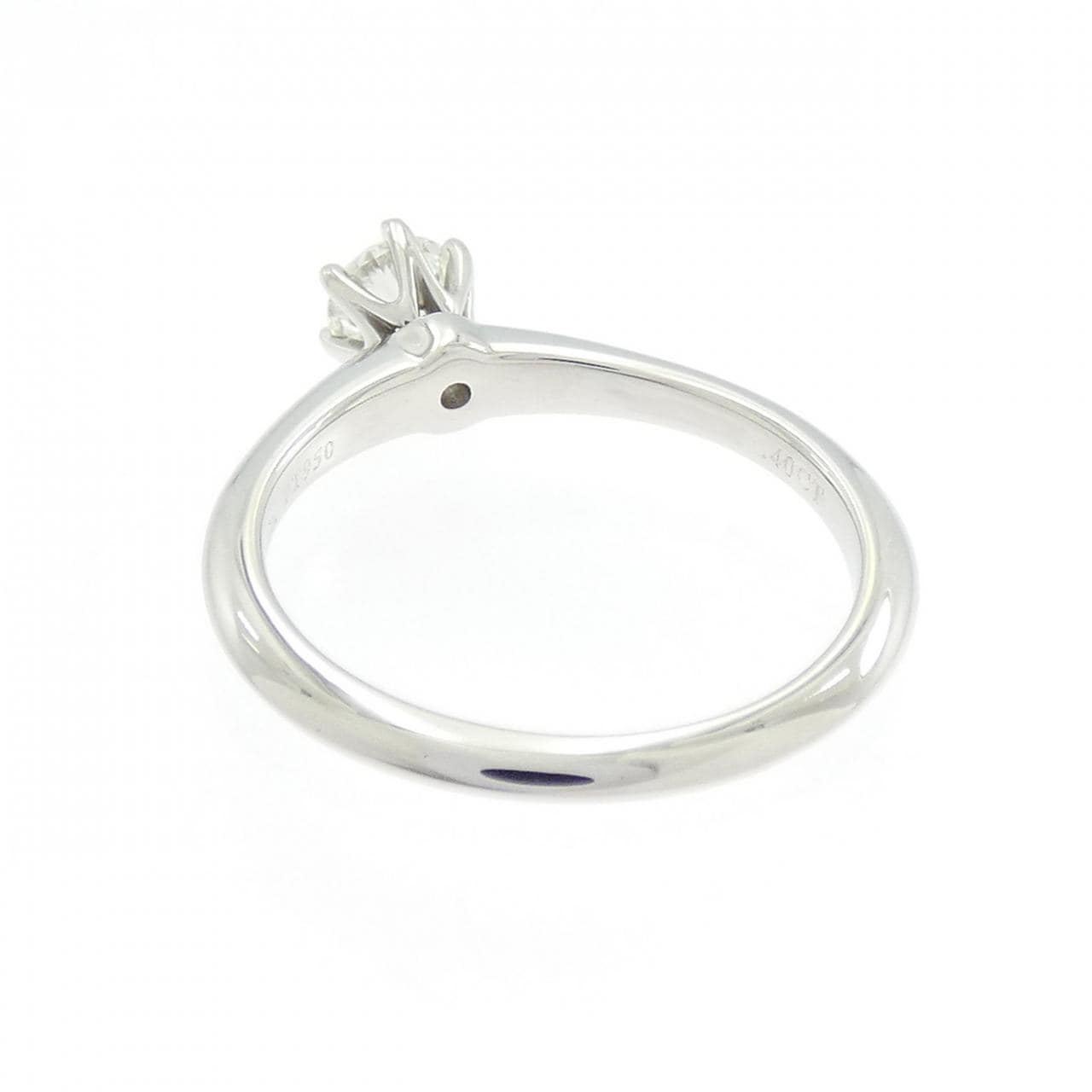 ティファニー クラシックソリティア リング 0.40CT I VVS2 EXT