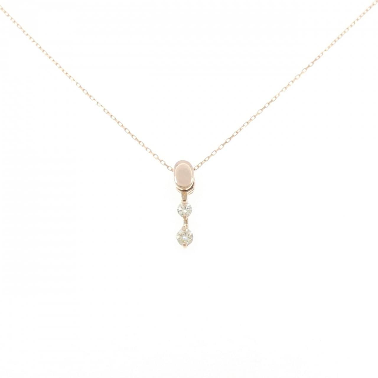 K18PG ダイヤモンド ネックレス 0.223CT