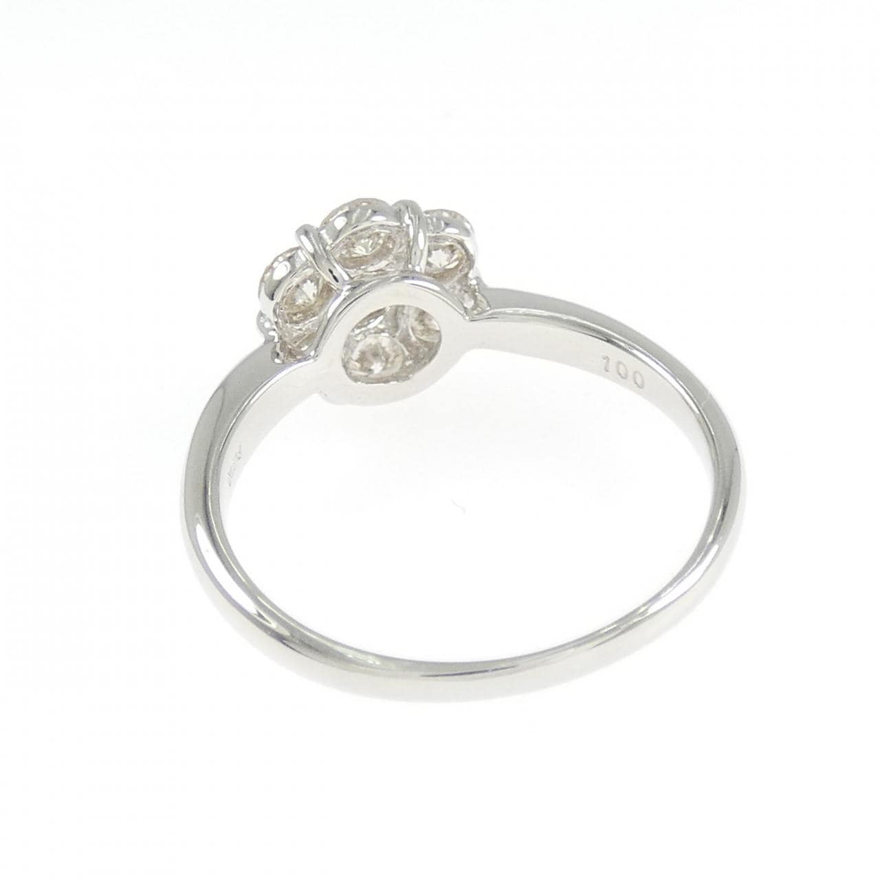PT900 フラワー ダイヤモンド リング 1.00CT