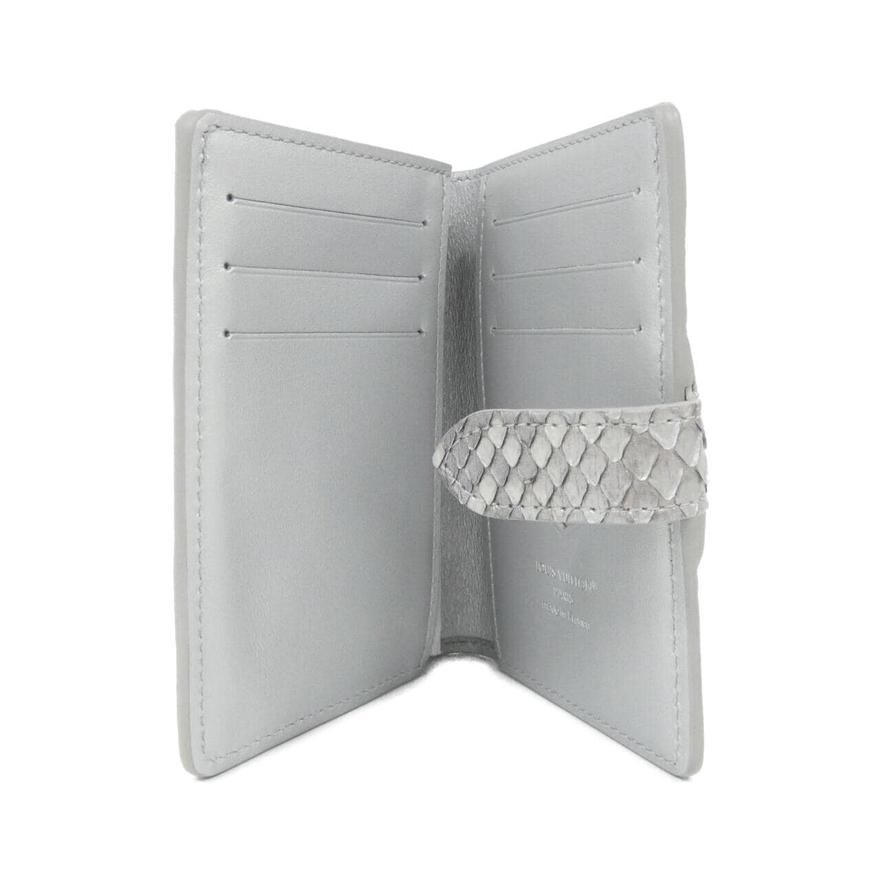 LOUIS VUITTON Exotic Leather LV Vertical Wallet Compact N89118