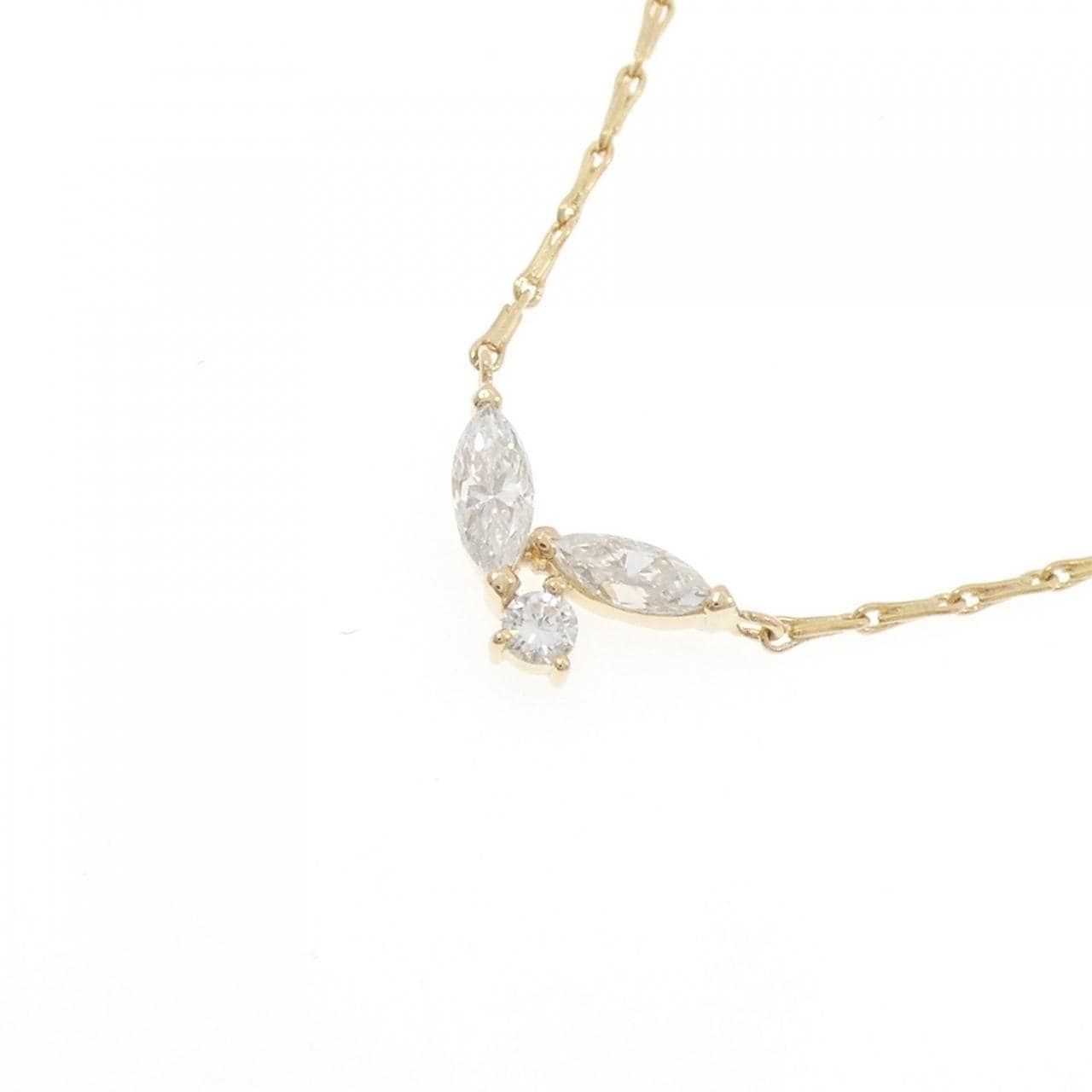 K18YG ダイヤモンド ネックレス 0.47CT