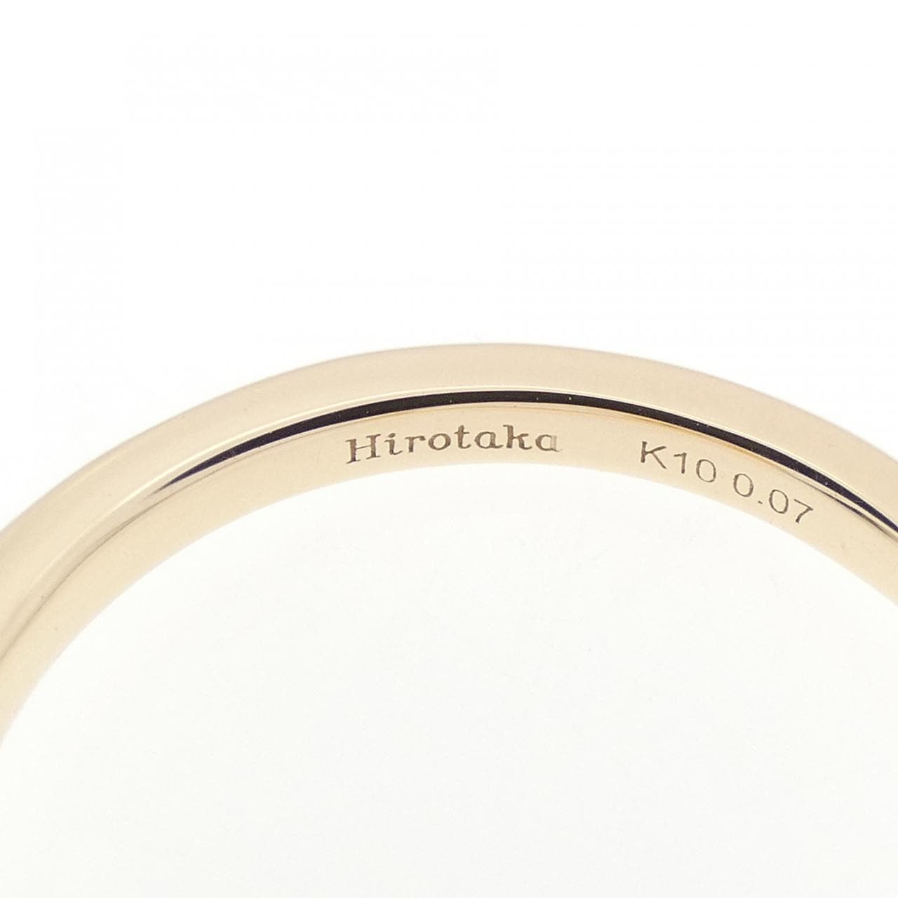 ヒロタカ ベルーガ オブロング リング 0.07CT