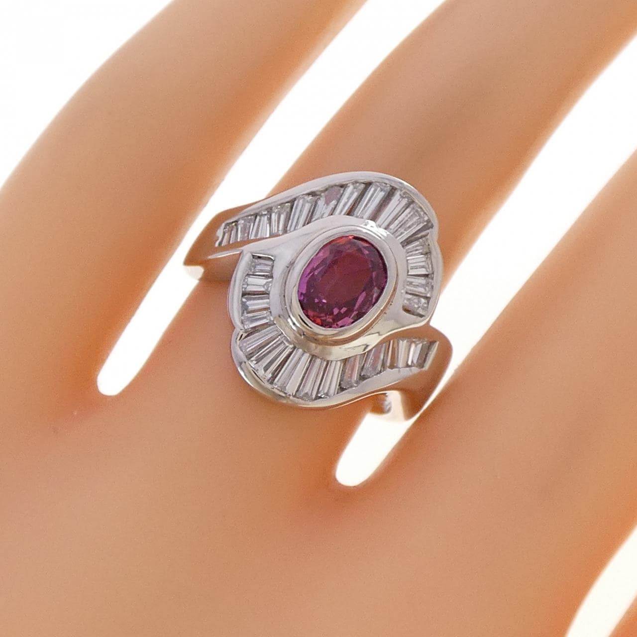 PT900 サファイヤ リング 1.41CT