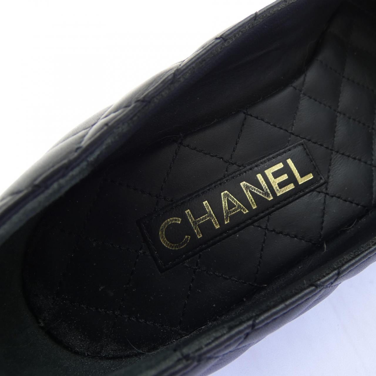 シャネル CHANEL バレリーナ ターンロック G45879B17834 フラットシューズ