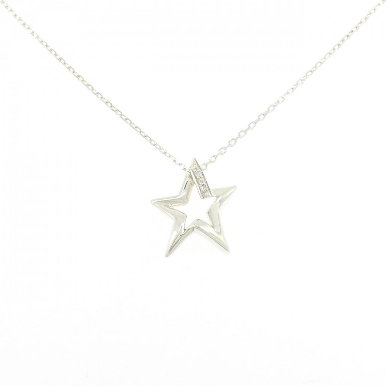 スタージュエリー ダイヤモンド ネックレス 0.01CT