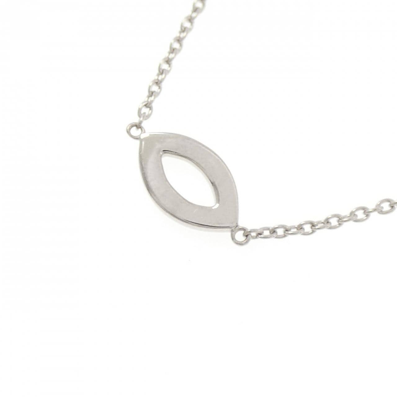 K18WG ダイヤモンド ネックレス 0.27CT