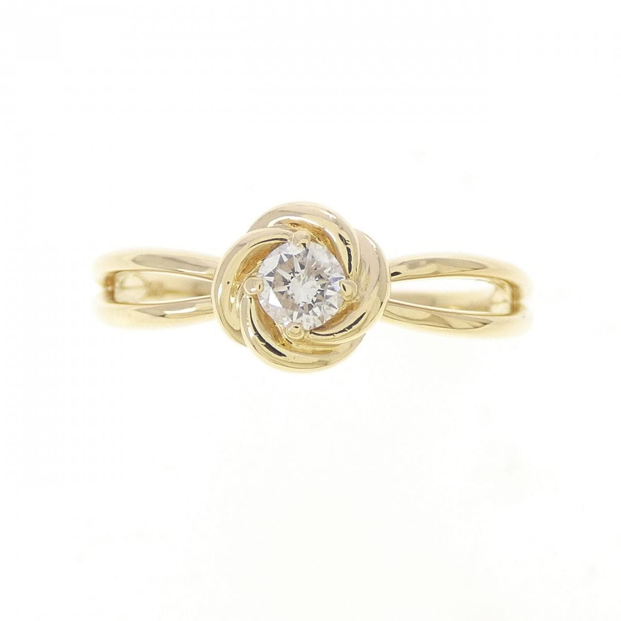 K18YG ダイヤモンド リング 0.14CT