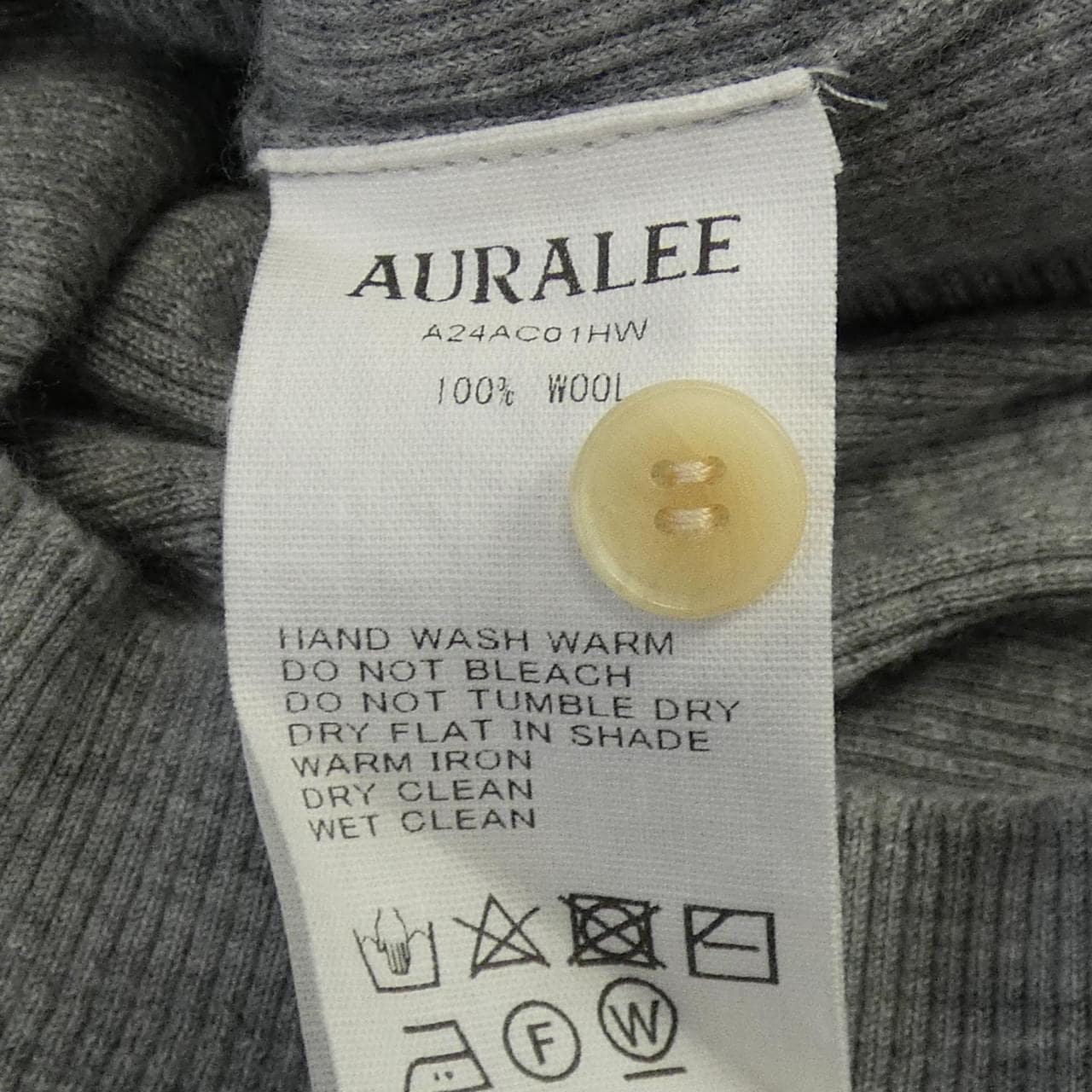 オーラリー AURALEE A24AC01HW カーディガン