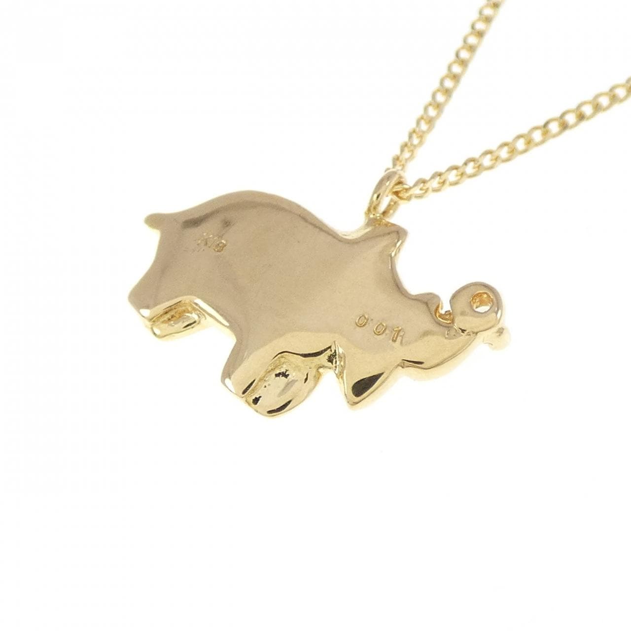 K18YG ダイヤモンド ネックレス 0.01CT