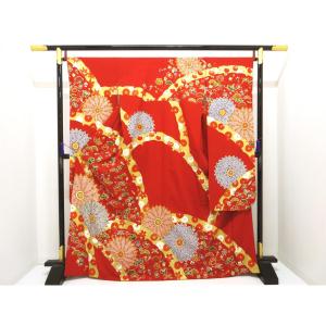 振袖　友禅金彩加工　刺繍入り