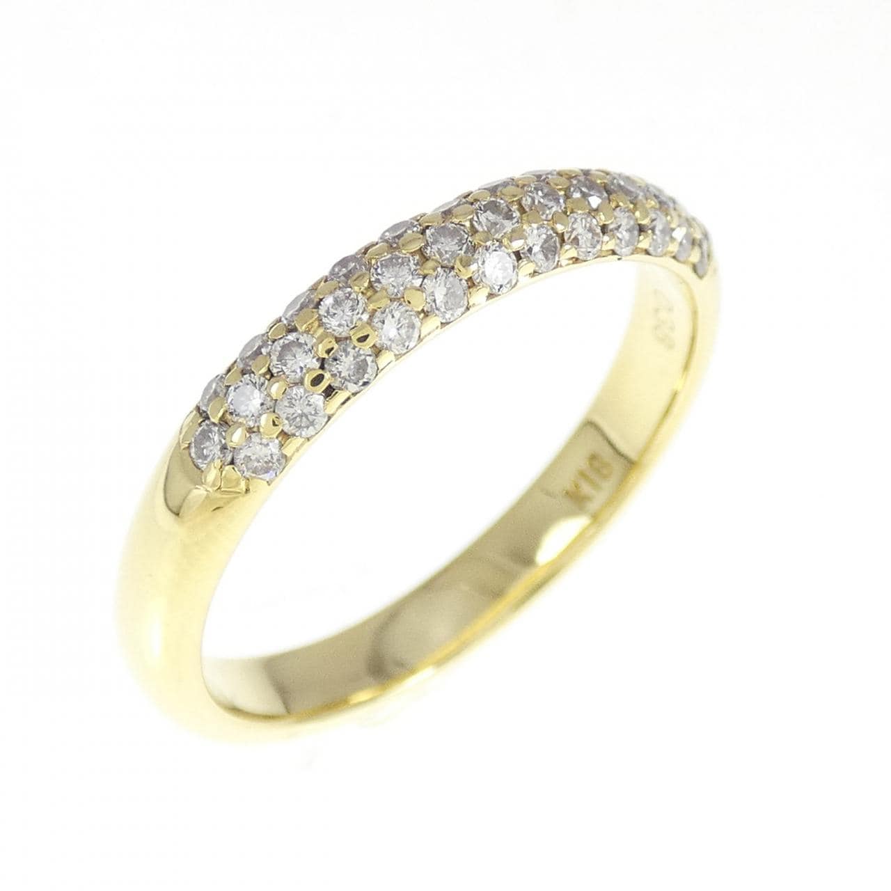 K18YG ダイヤモンド リング 0.38CT