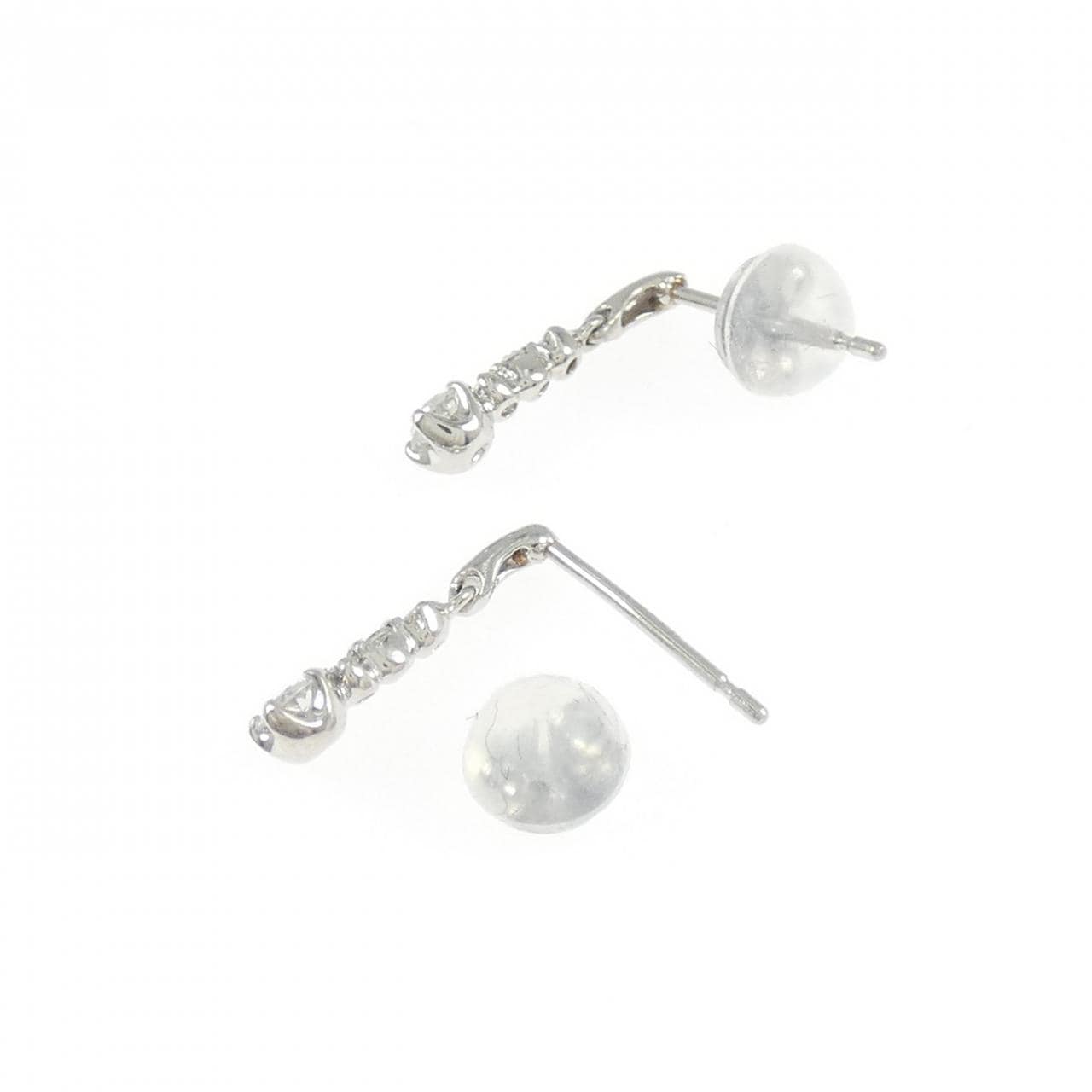 PT900 ダイヤモンド ピアス 0.20CT