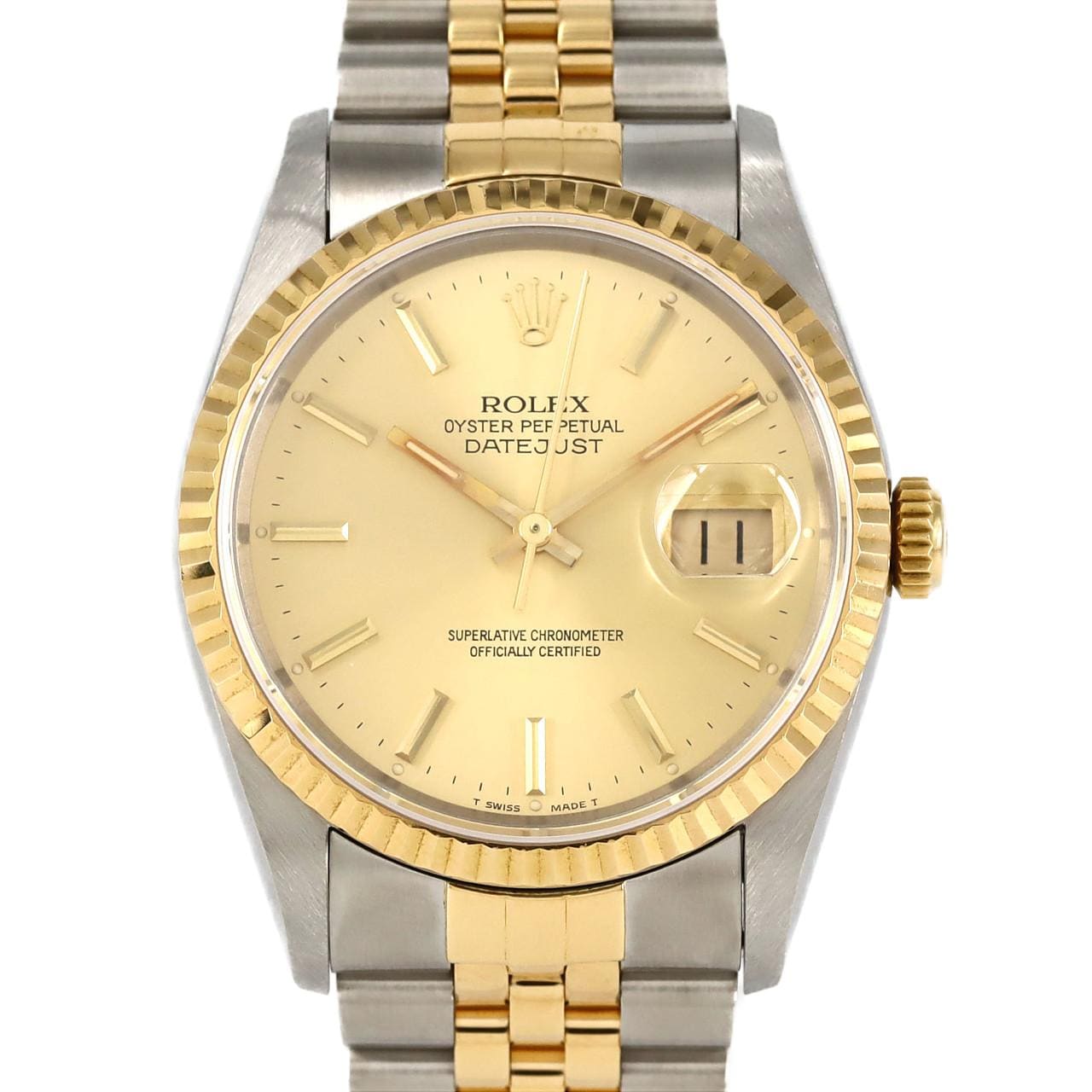 ROLEX Datejust 16233 SSxYG自動上弦X 編號