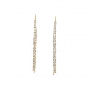 【リメイク】K18YG ダイヤモンド ピアス 0.50CT