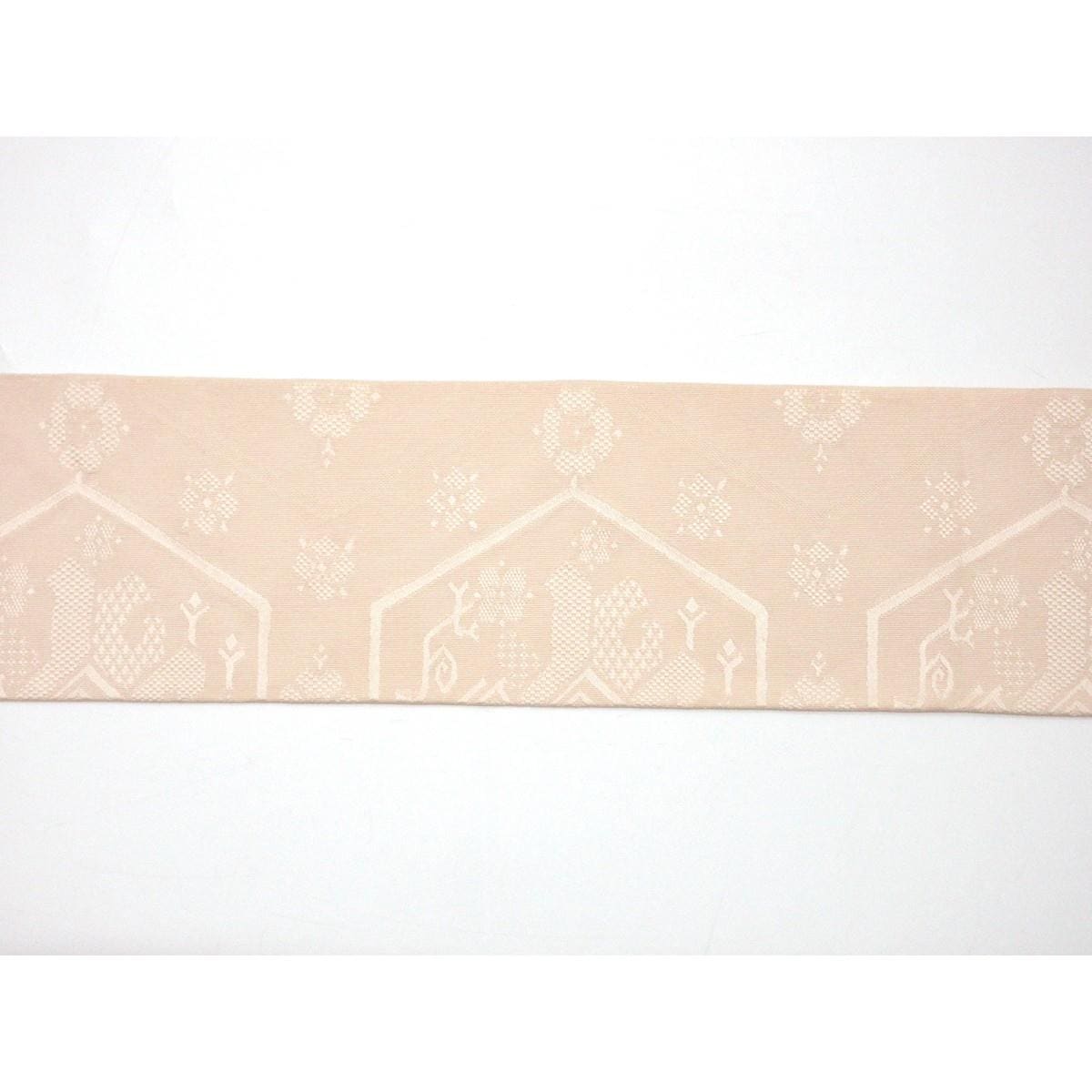 【未使用品】名古屋帯　綴織　全通柄