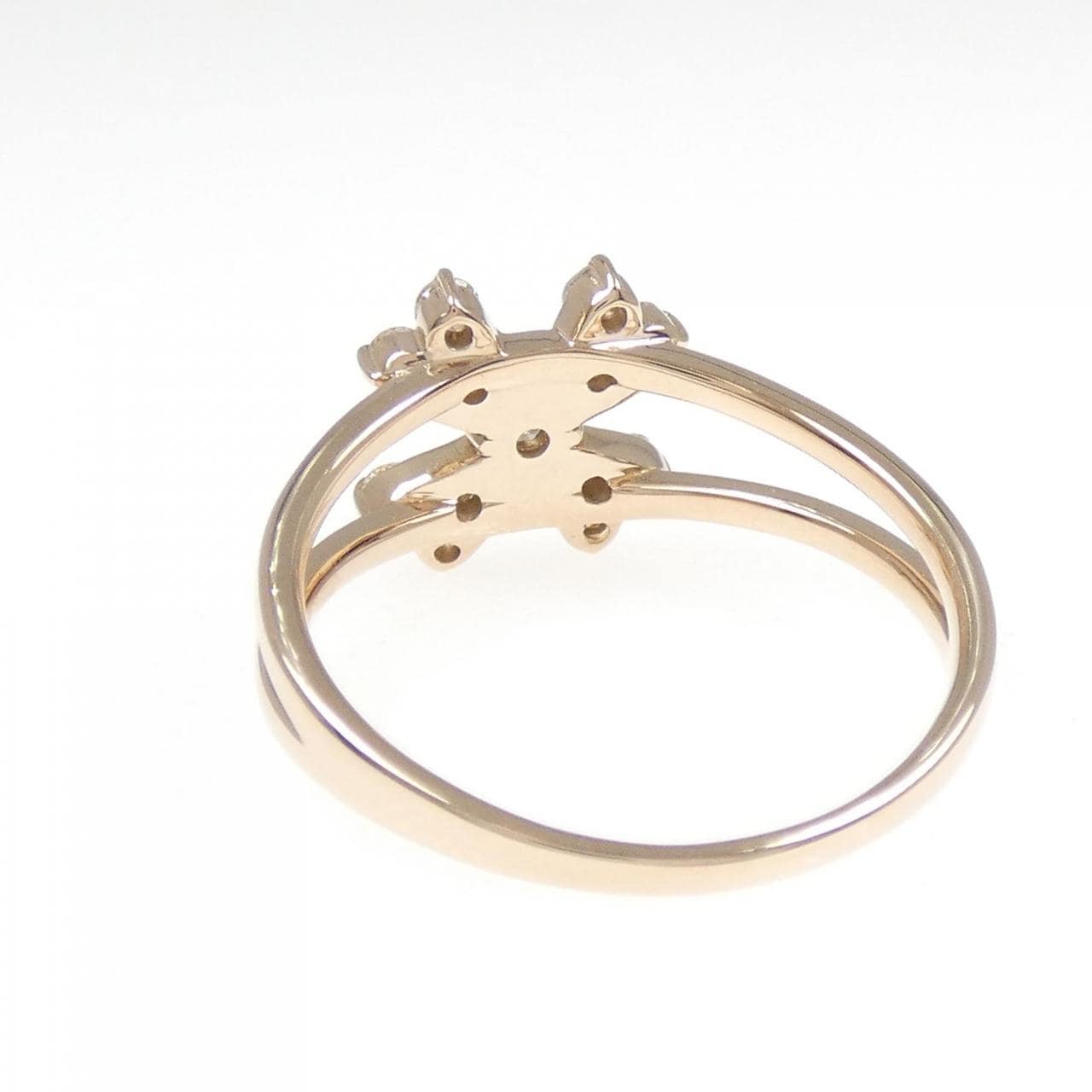 K18PG ダイヤモンド リング 0.41CT