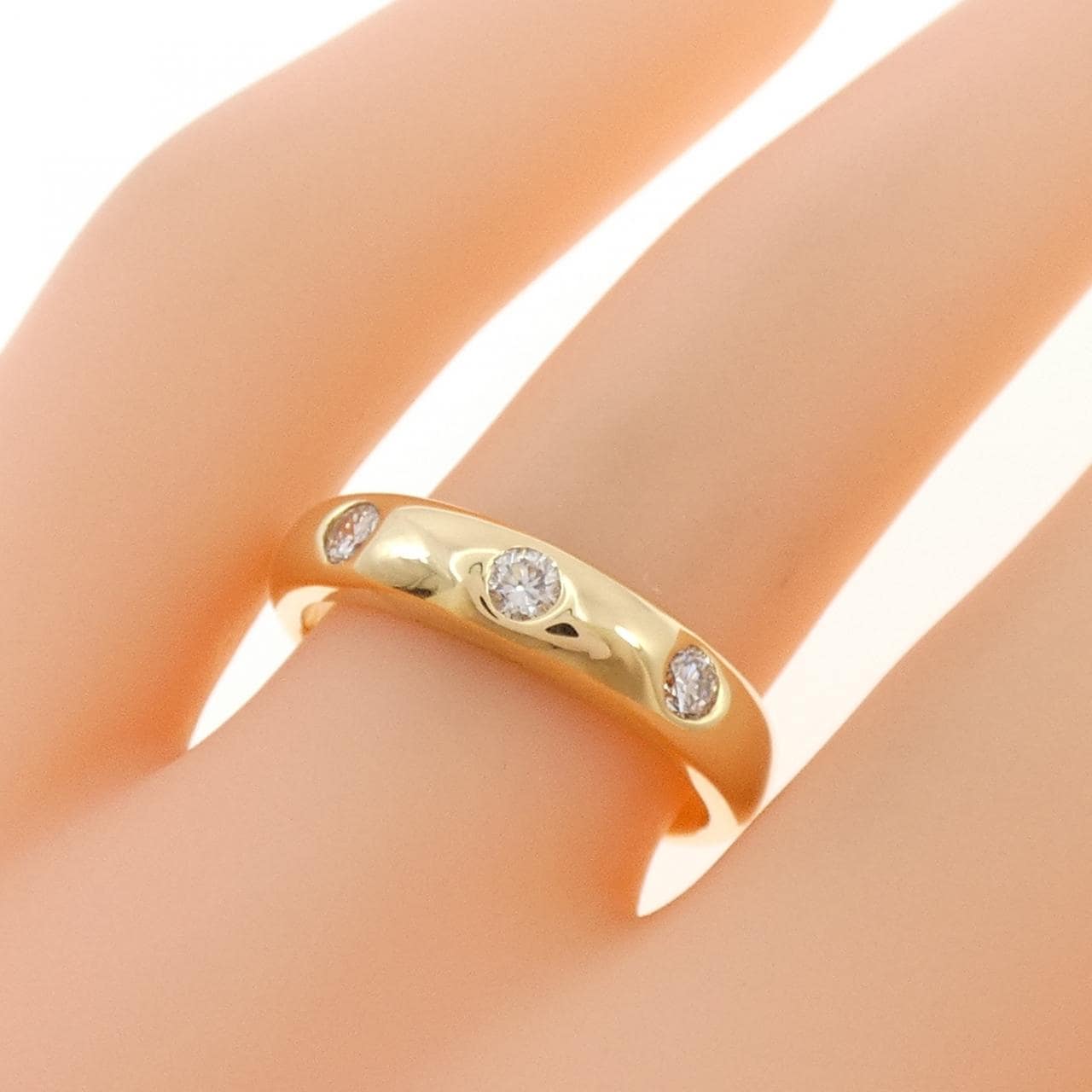 K18YG ダイヤモンド リング 0.25CT