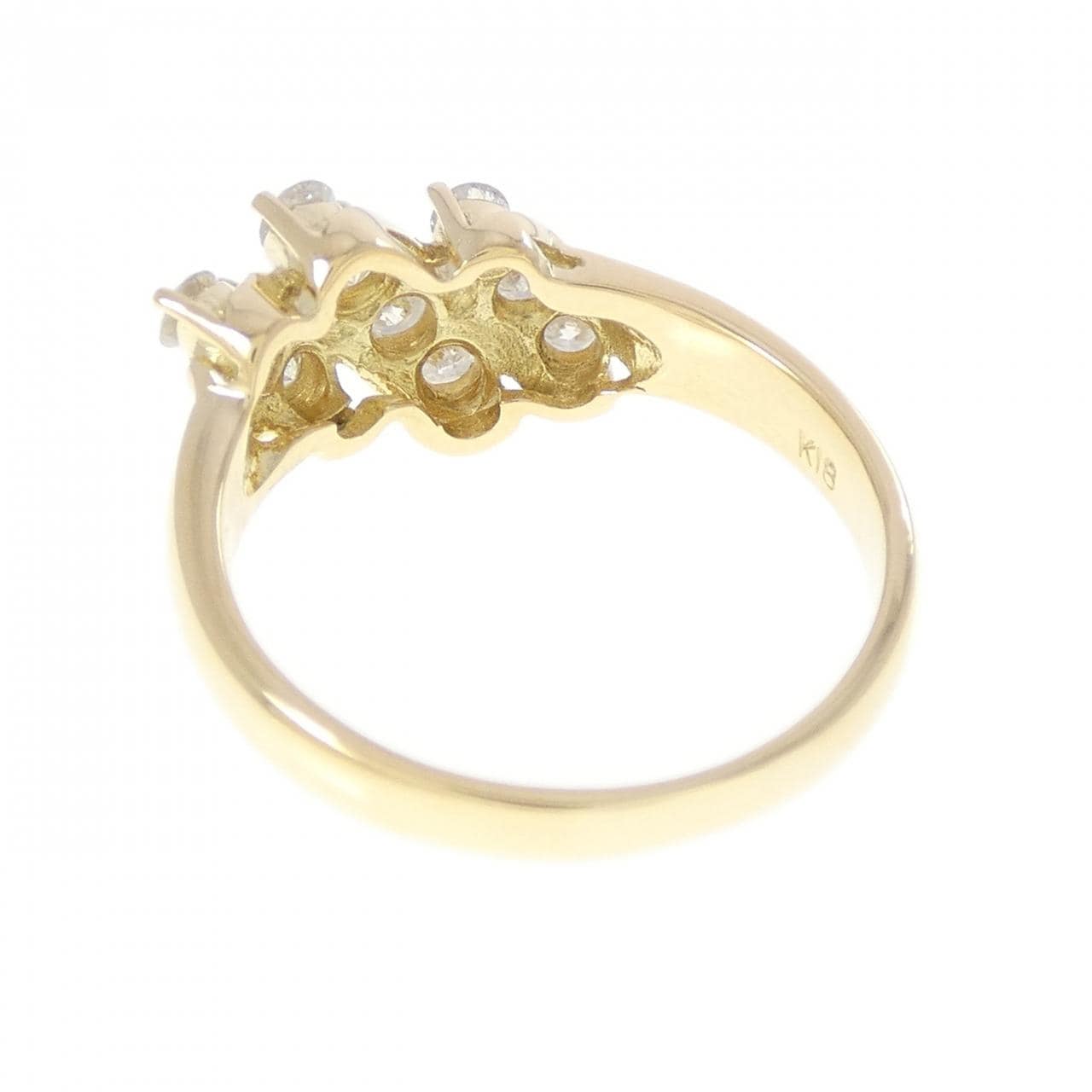 K18YG ダイヤモンド リング 0.50CT