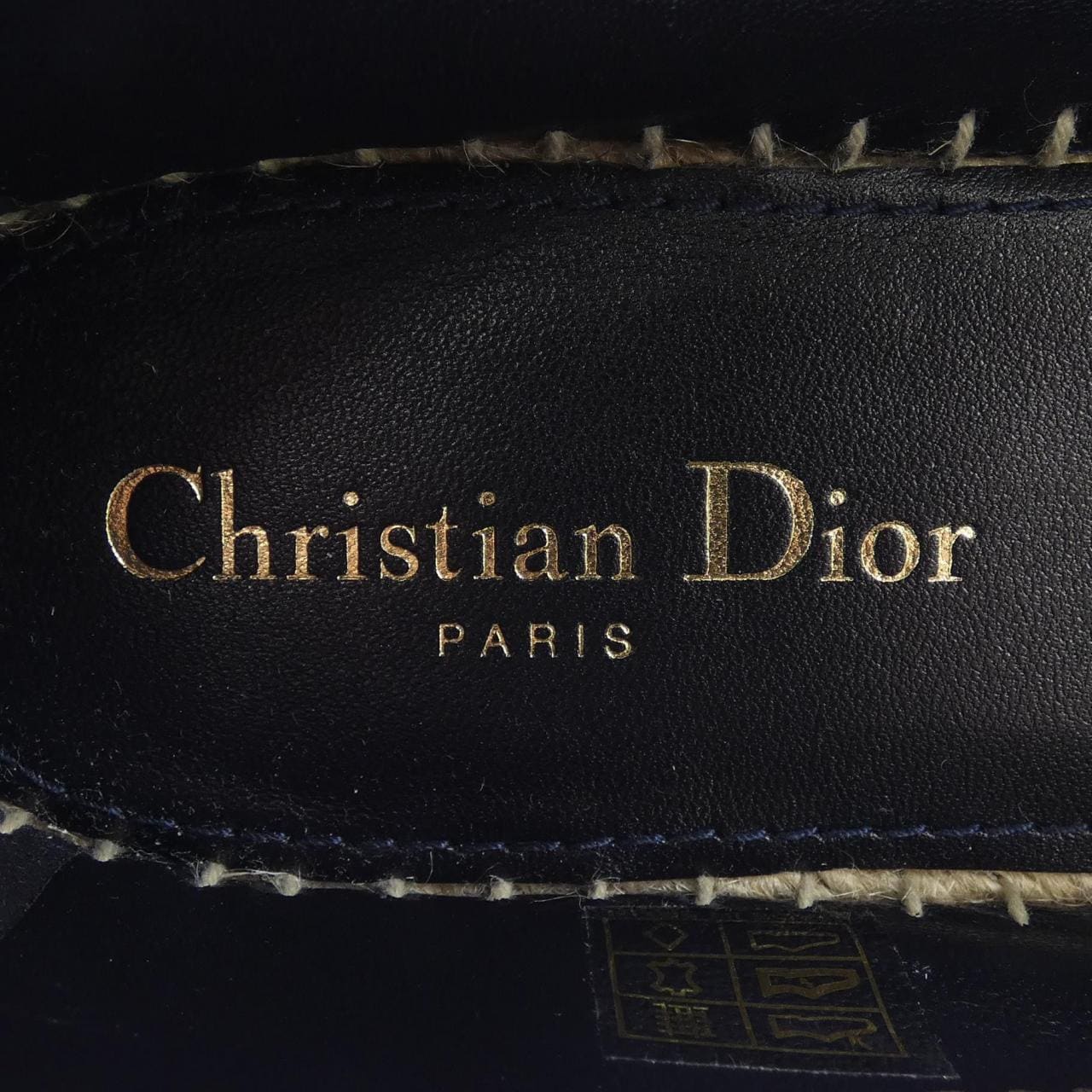 クリスチャンディオール CHRISTIAN DIOR DIOR GRANVILLE エスパドリーユ KDB585OBE シューズ