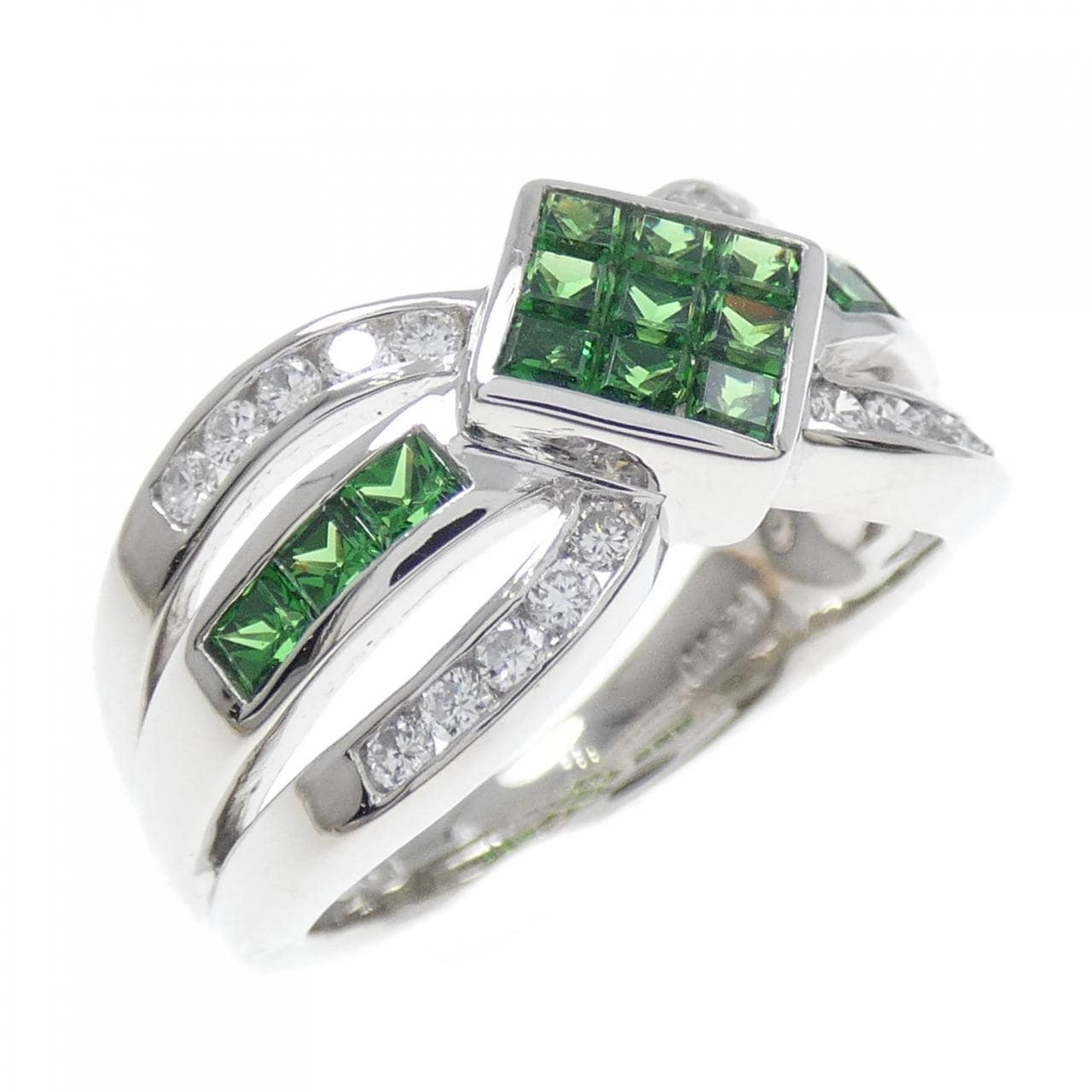 PT Green Garnet Ring 1.50CT