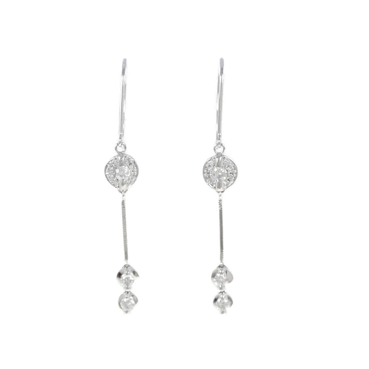 PT900 Diamond Earrings 0.38CT