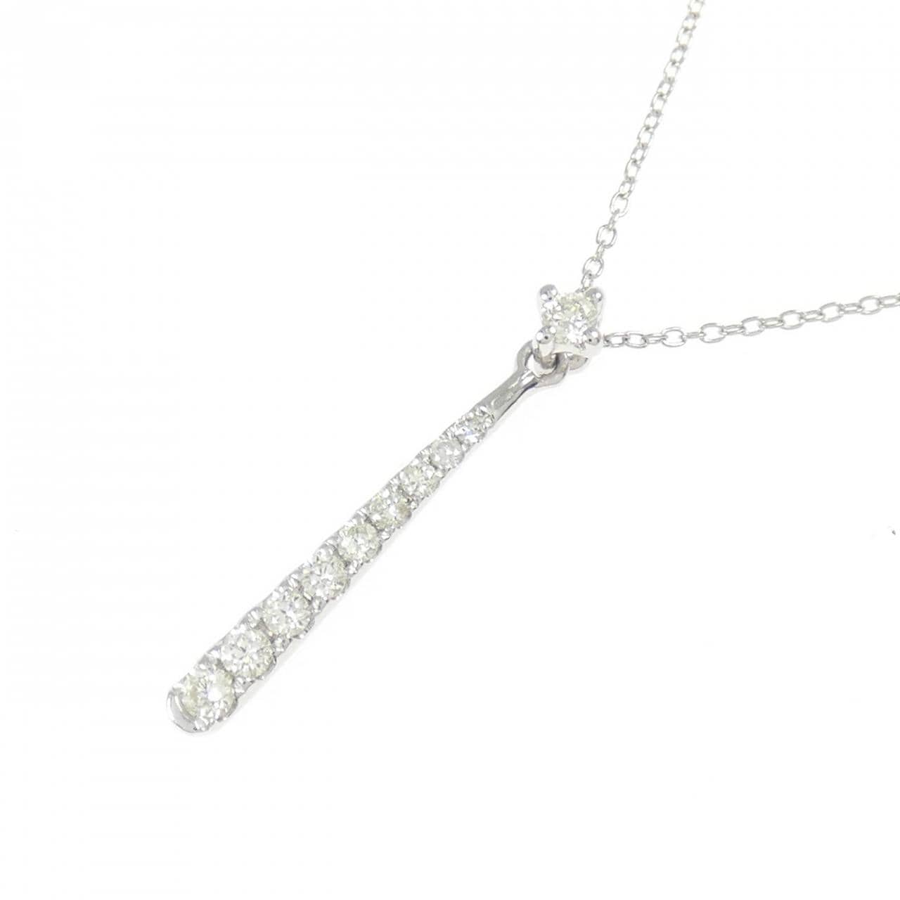 PT950/PT850 ダイヤモンド ネックレス 0.15CT
