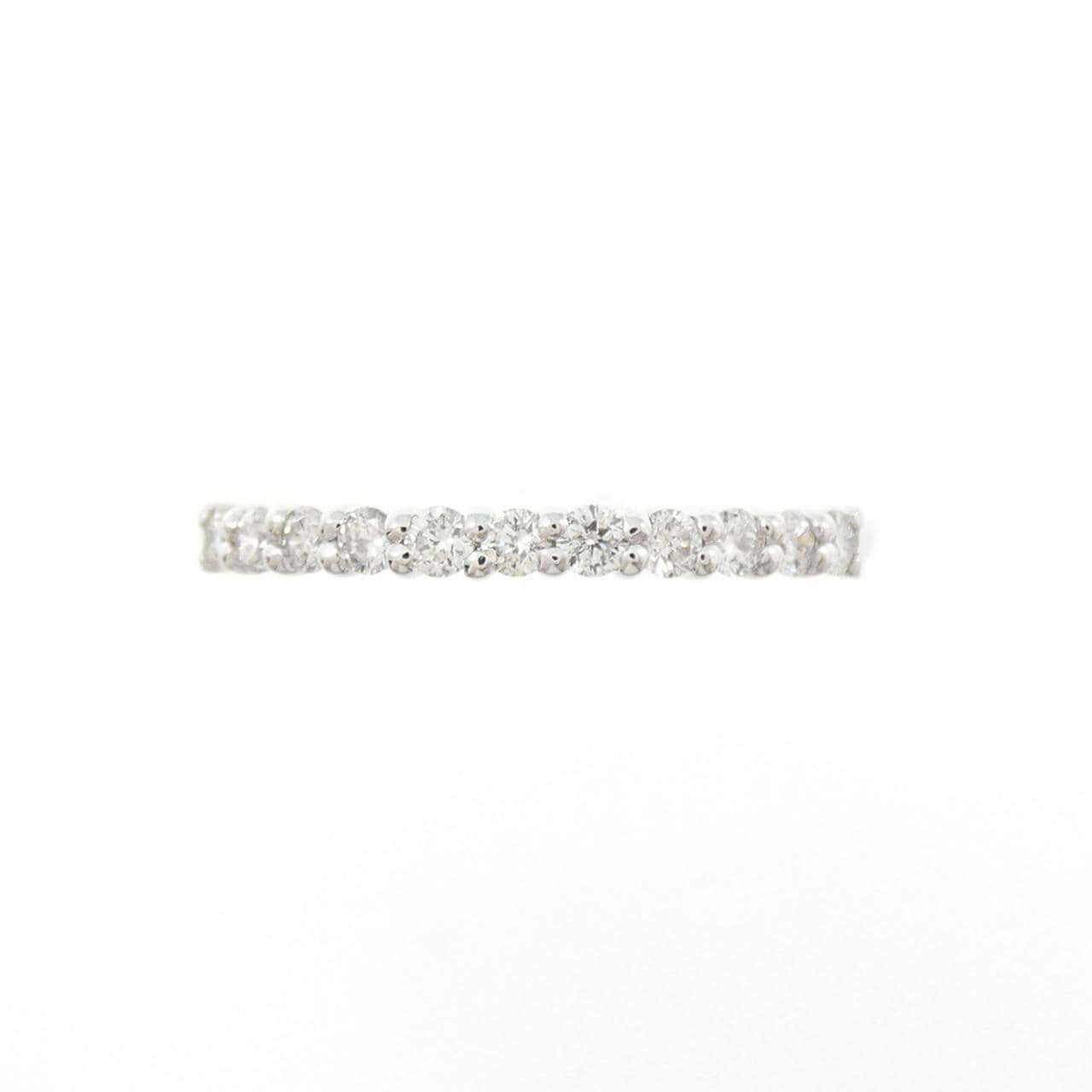 PT950 ハーフエタニティ ダイヤモンド リング 0.20CT