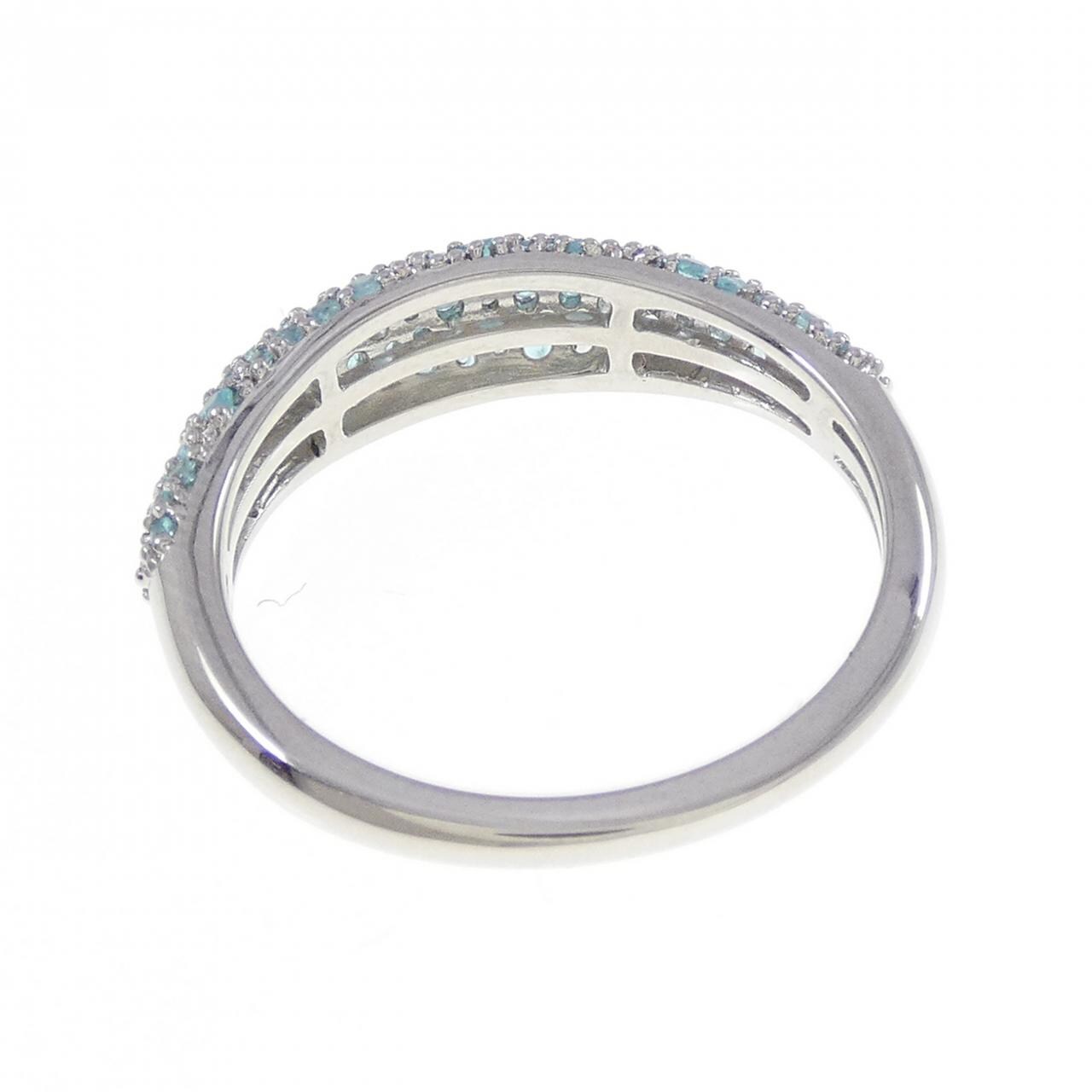 PT950 トルマリン リング 0.45CT