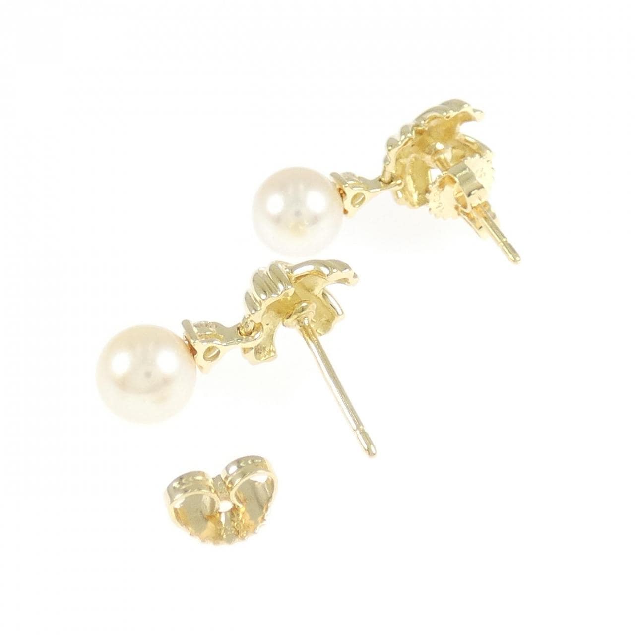 ティファニー シグネチャー　パールドロップ ピアス 6.5mm