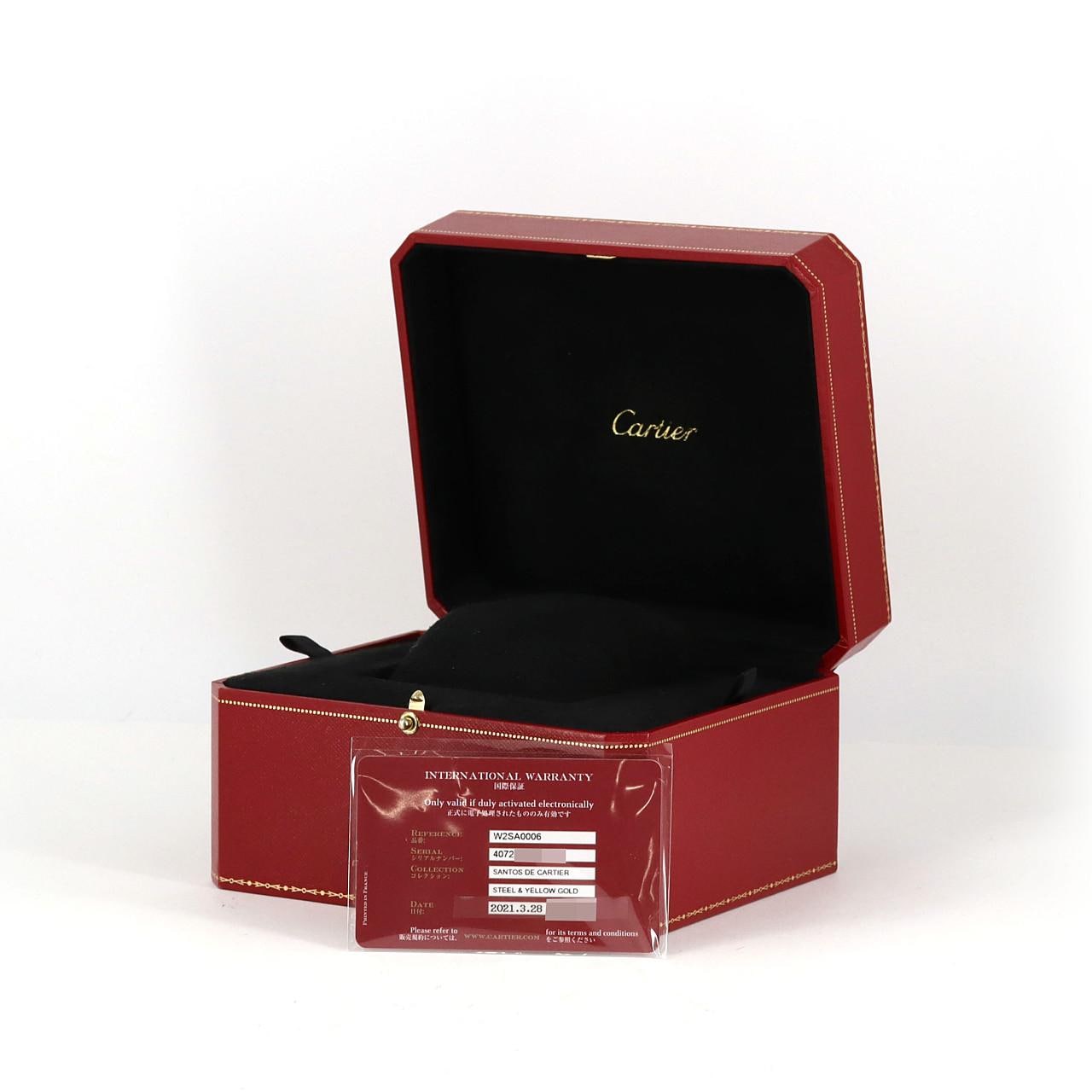 Cartier Santos de Cartier LM Combi W2SA0006 SSxYG自动上弦