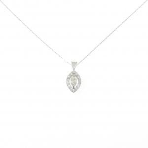 【新品】PT900/PT850 ダイヤモンド ネックレス 0.35CT