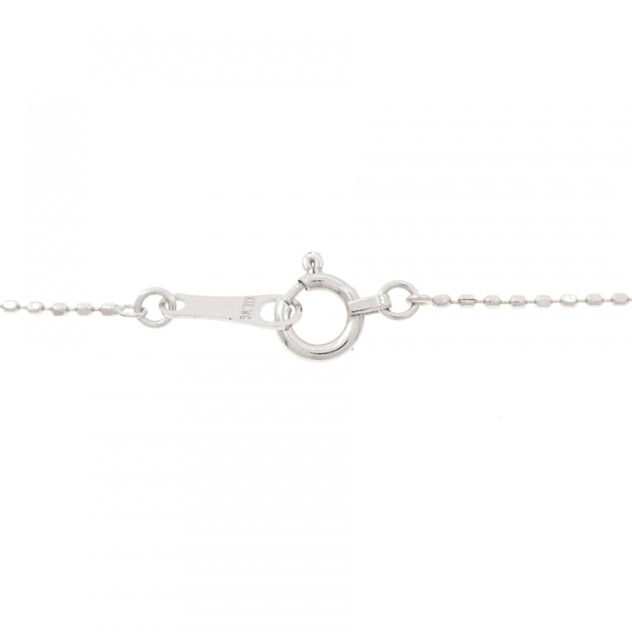 K18WG ダイヤモンド ネックレス 0.41CT