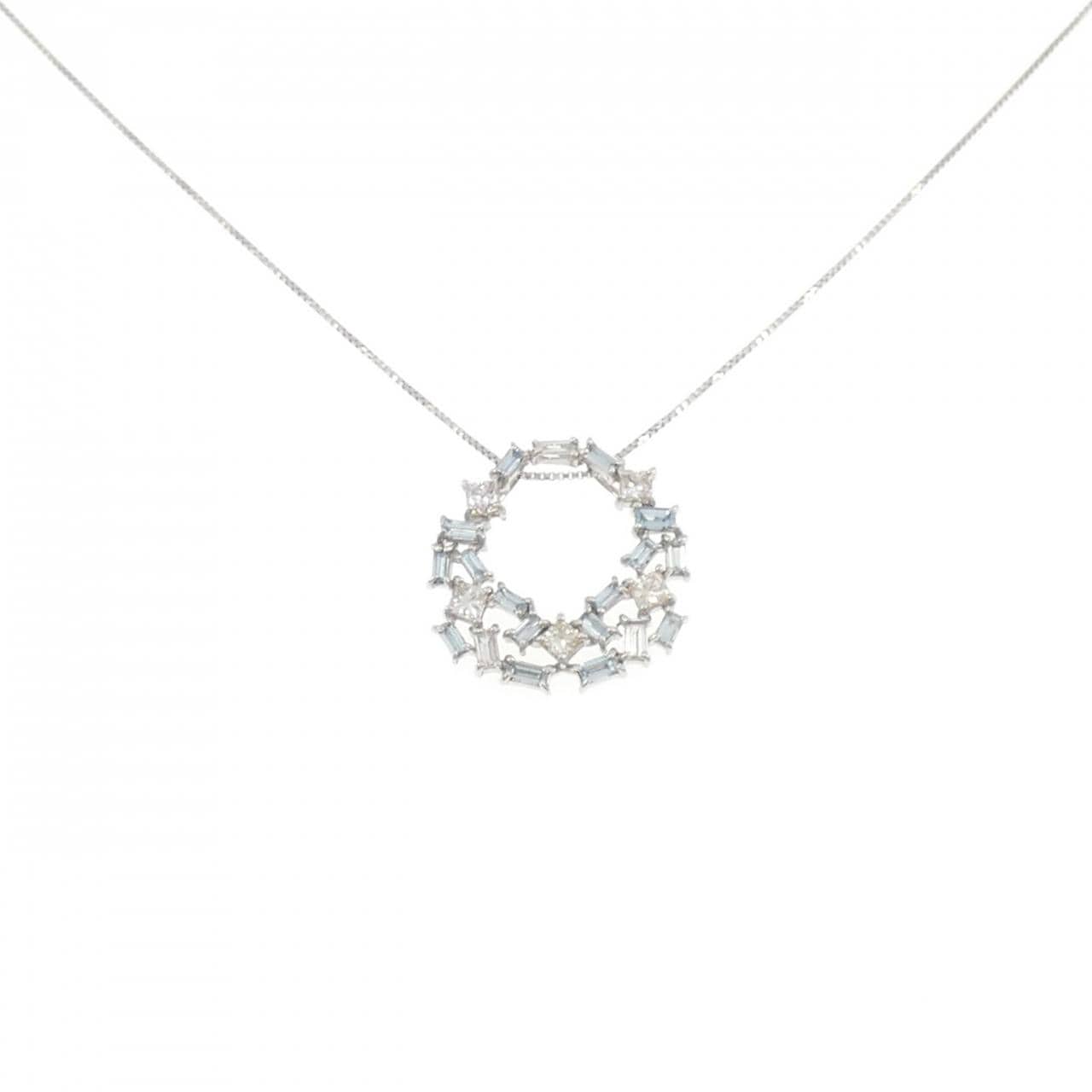 PT900/PT850 ダイヤモンド ネックレス 0.45CT