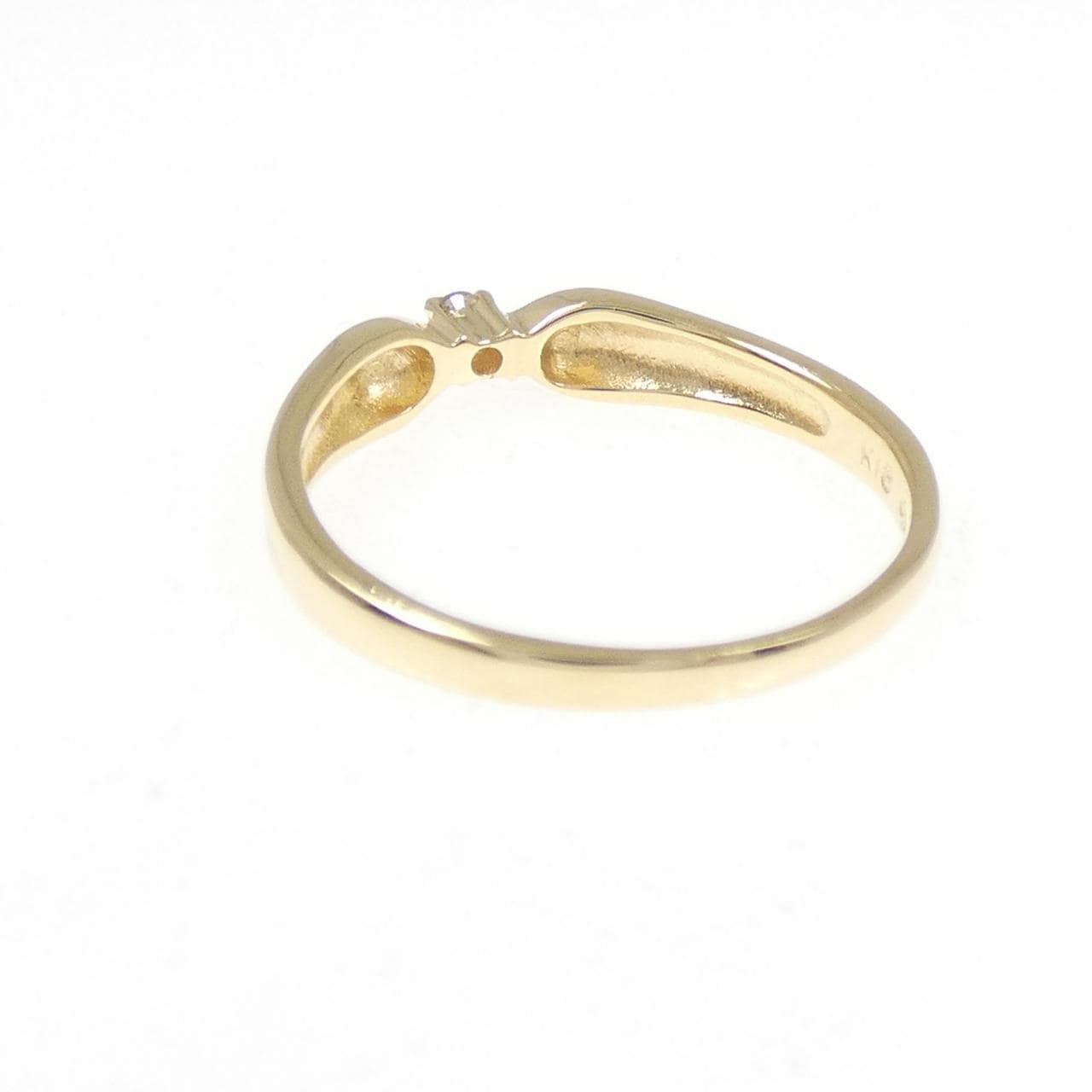 K18YG ダイヤモンド リング 0.03CT