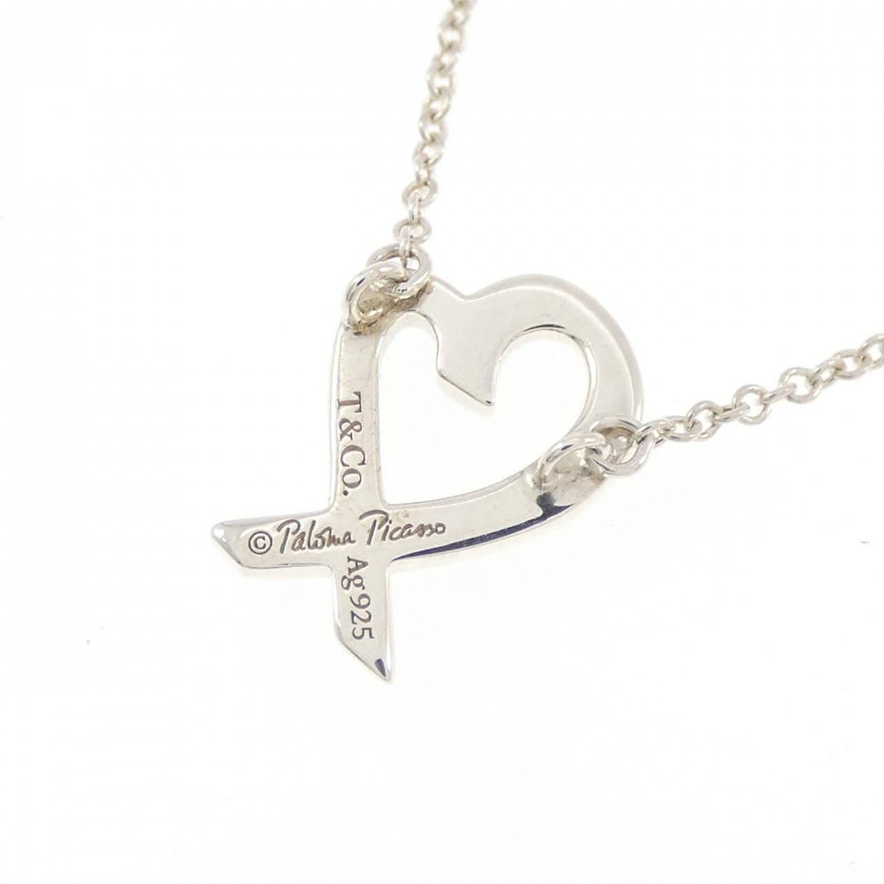 TIFFANY loving heart mini necklace