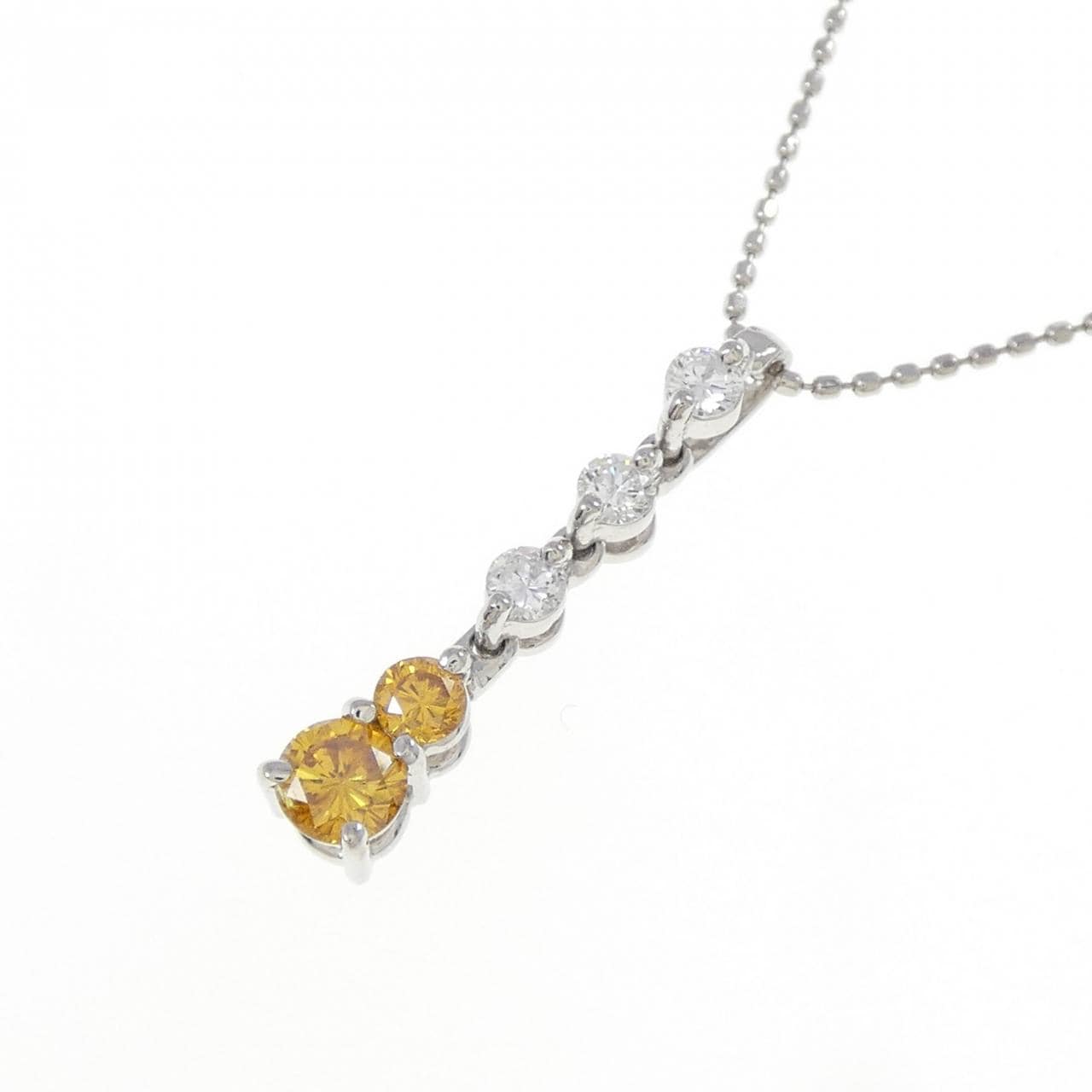 PT900/PT850 ダイヤモンド ネックレス 0.43CT