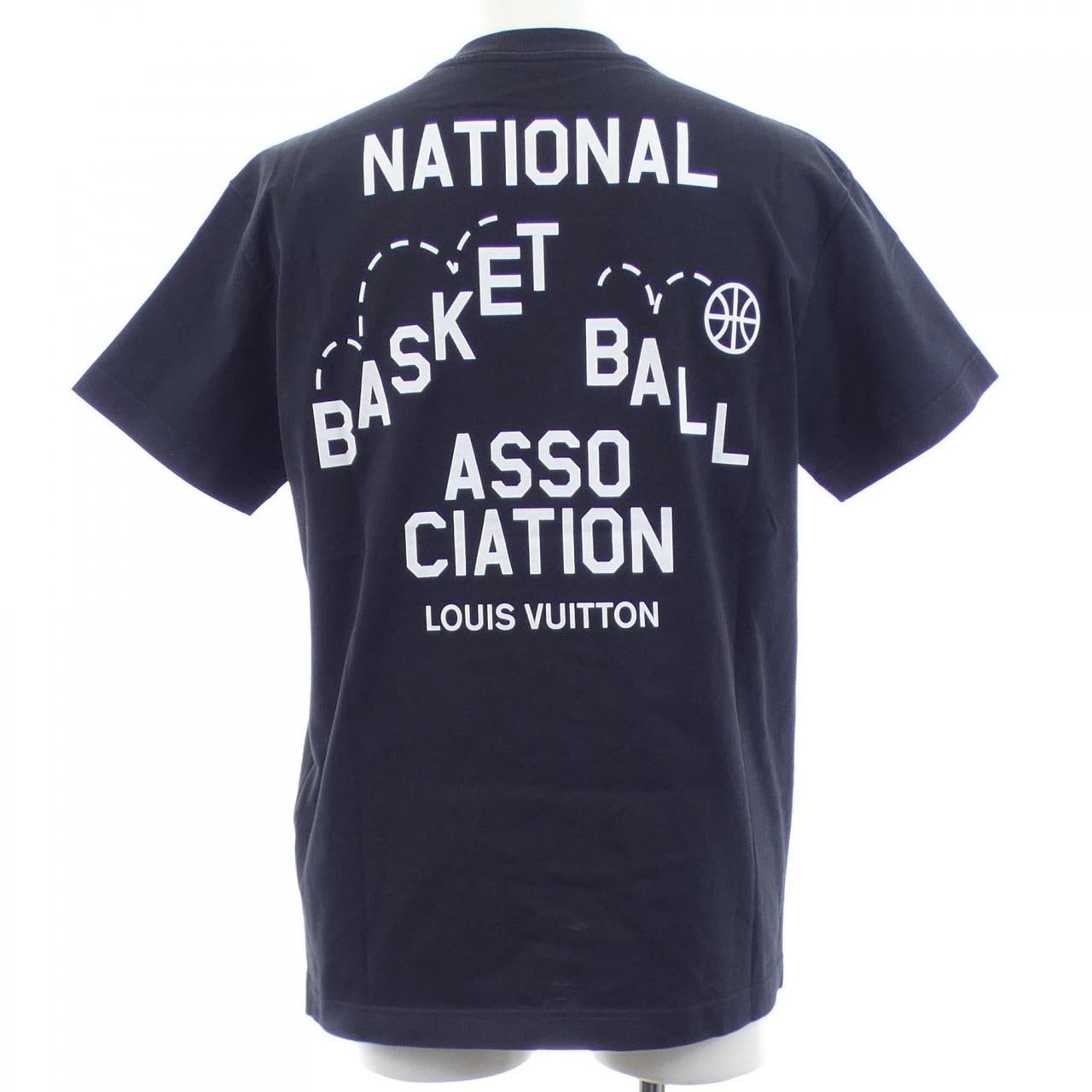 ルイヴィトン LOUIS VUITTON NBAフロント&バックプリントTシャツ HLY10WNPG Tシャツ