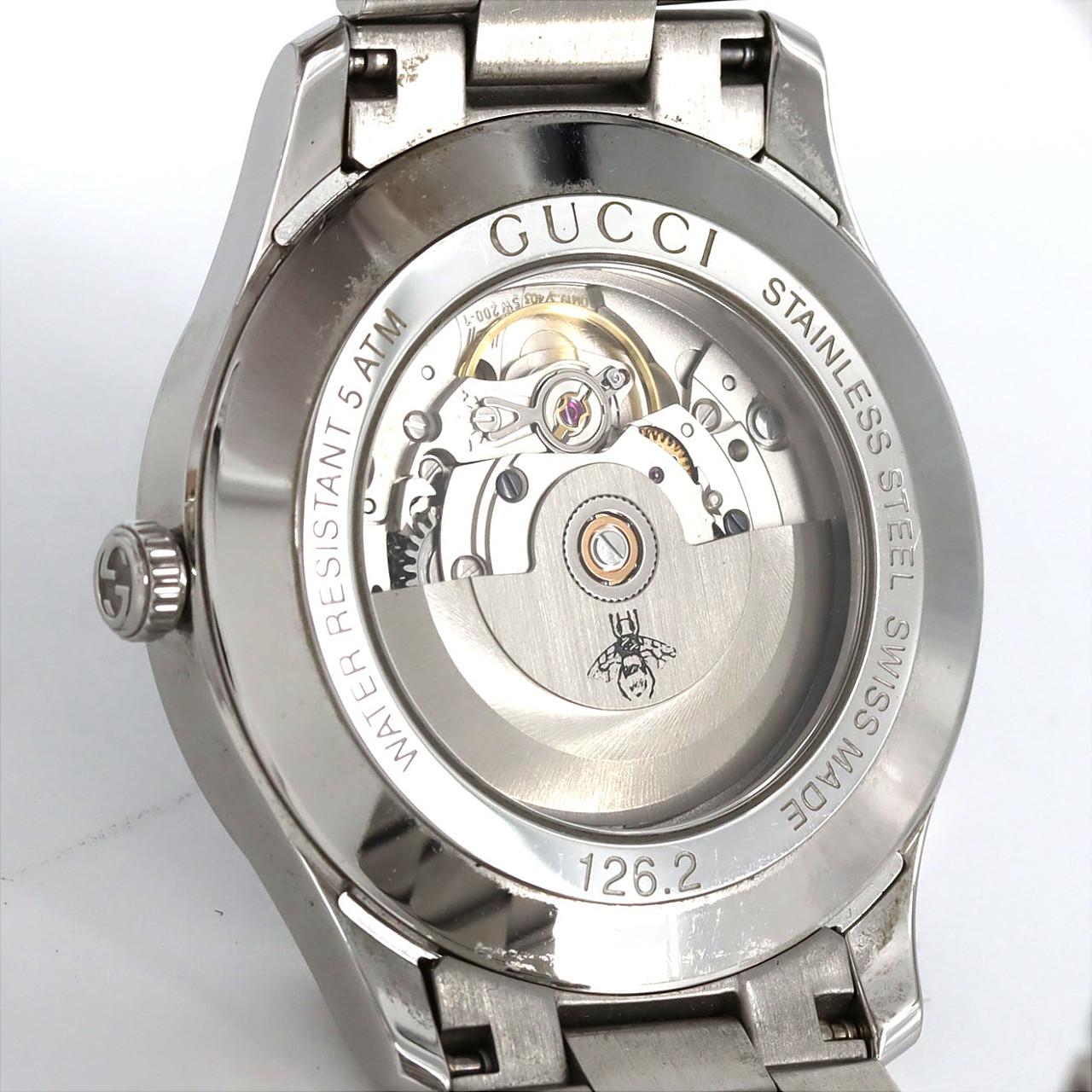 【ノーメンテナンス還元価格】グッチ Gタイムレス 126.2/YA126283 SS 自動巻