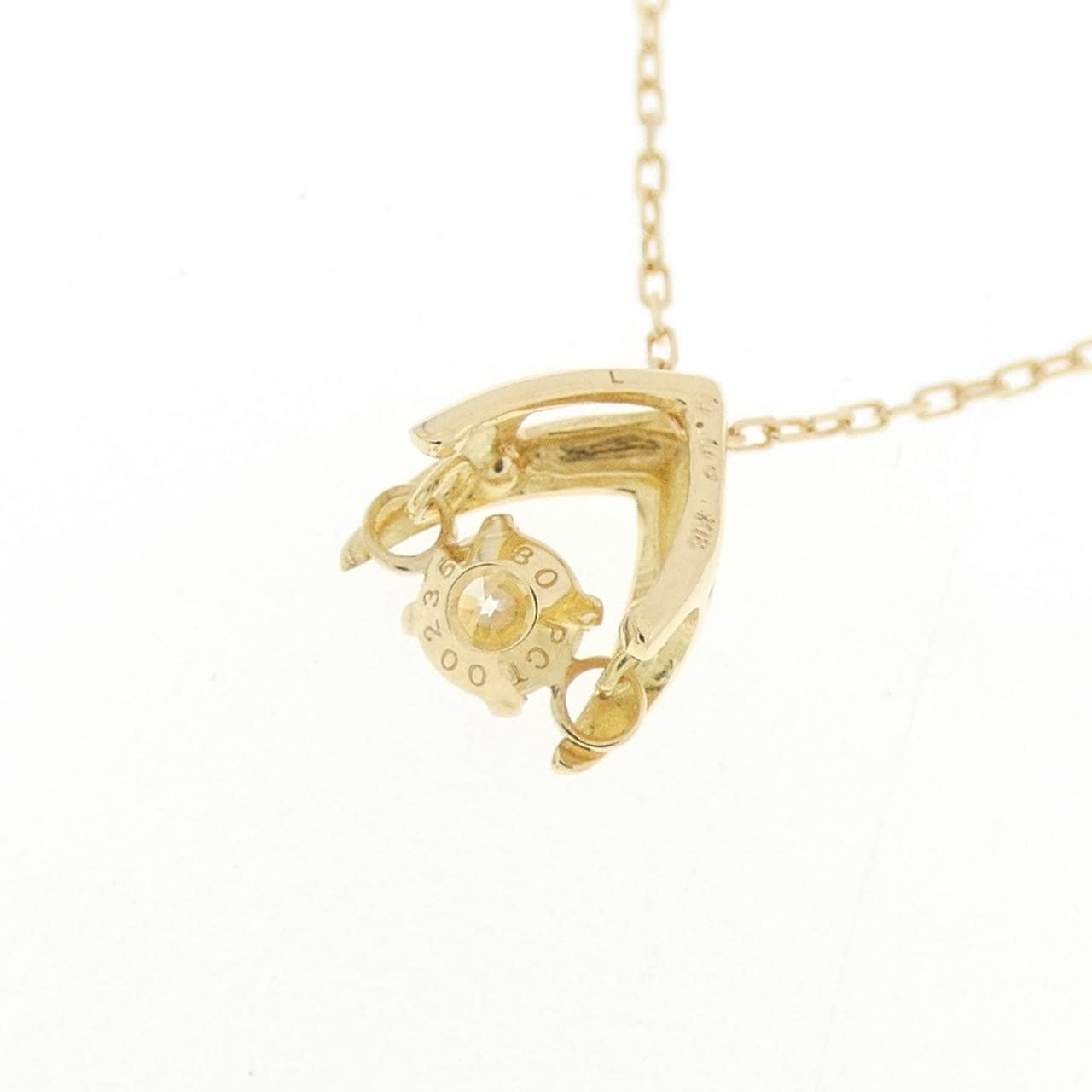 K18YG ダイヤモンド ネックレス 0.08CT