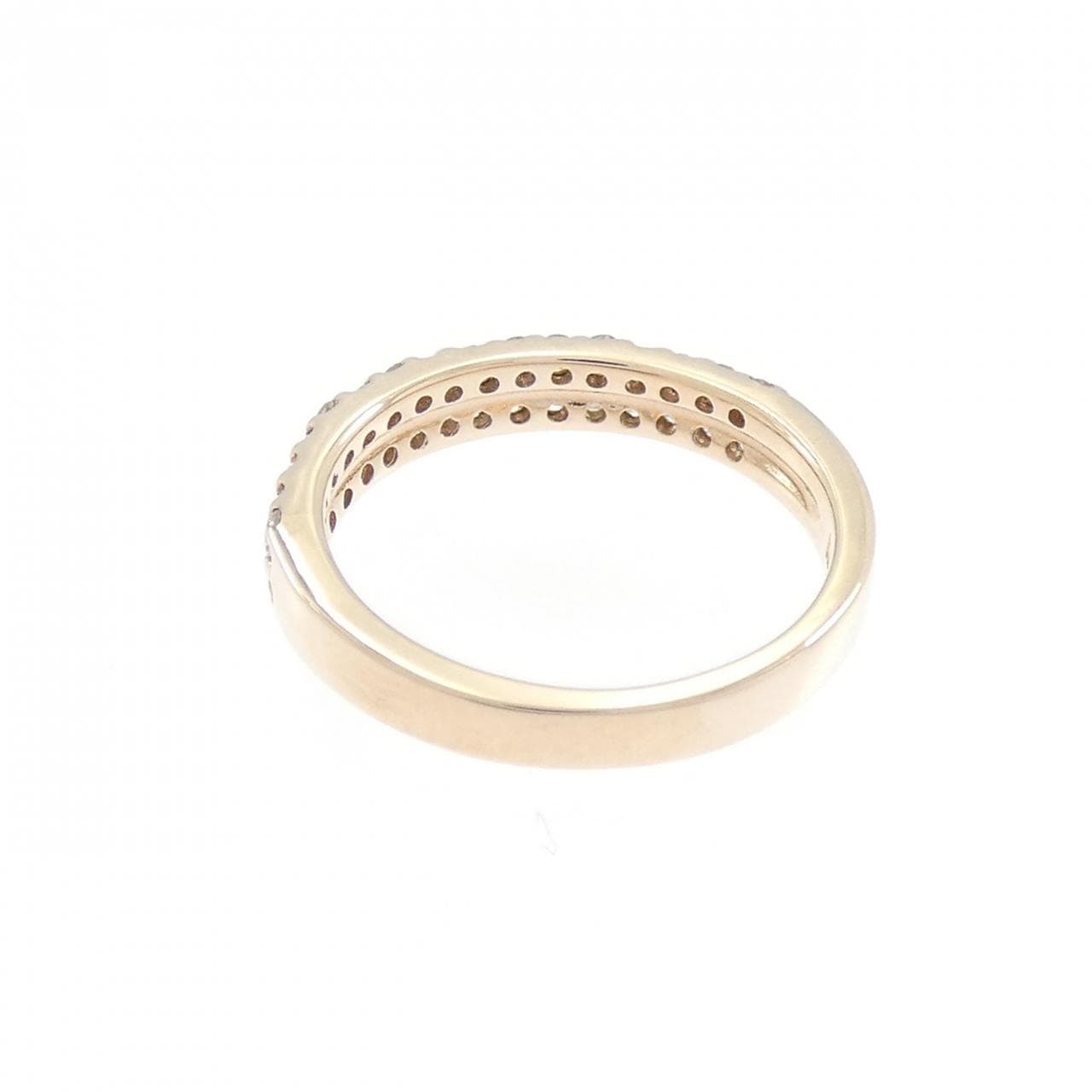 K10PG ダイヤモンド ピンキーリング 0.32CT