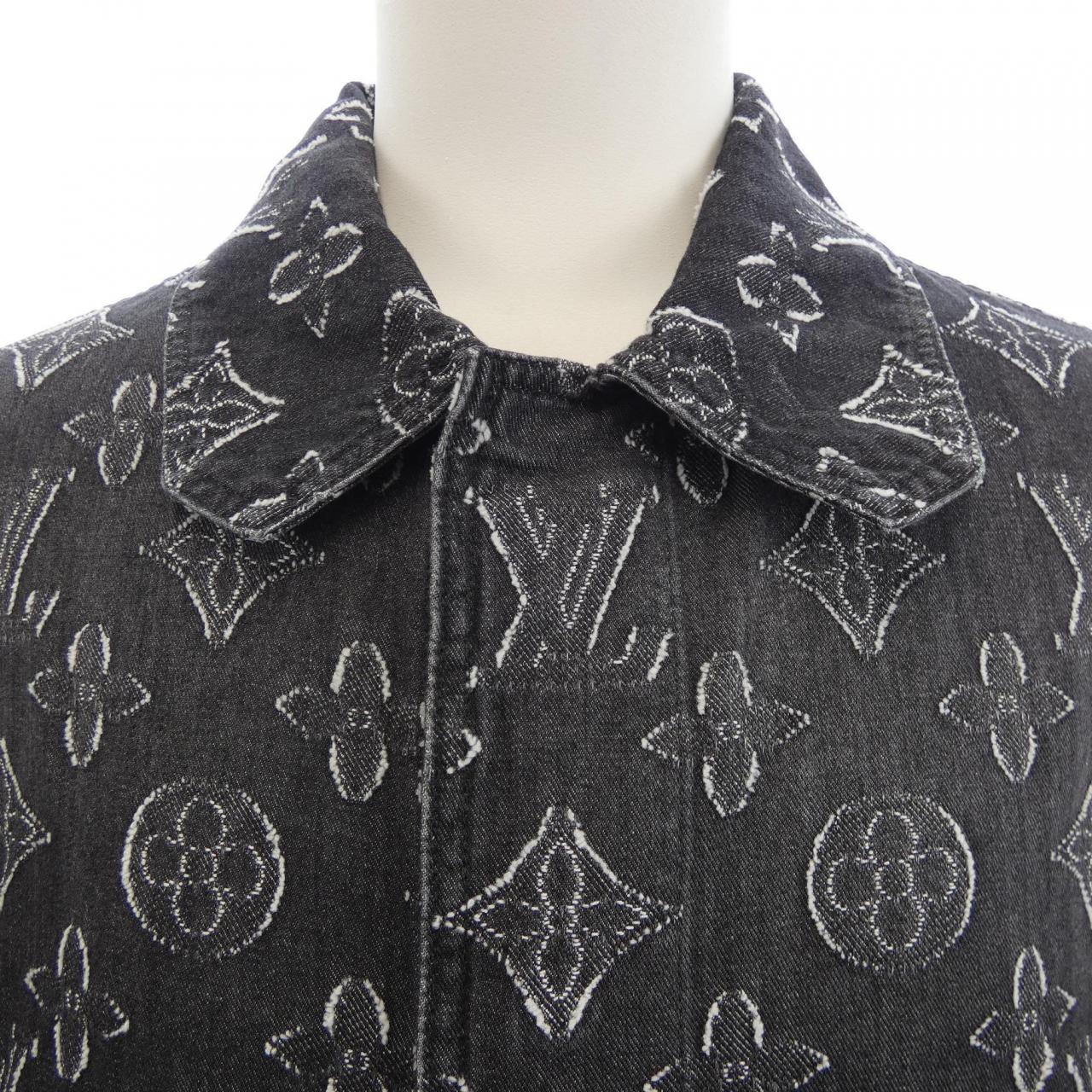 ルイヴィトン LOUIS VUITTON モノグラムショートスリーブシャンブレーシャツ HPS73WARS S／Sシャツ
