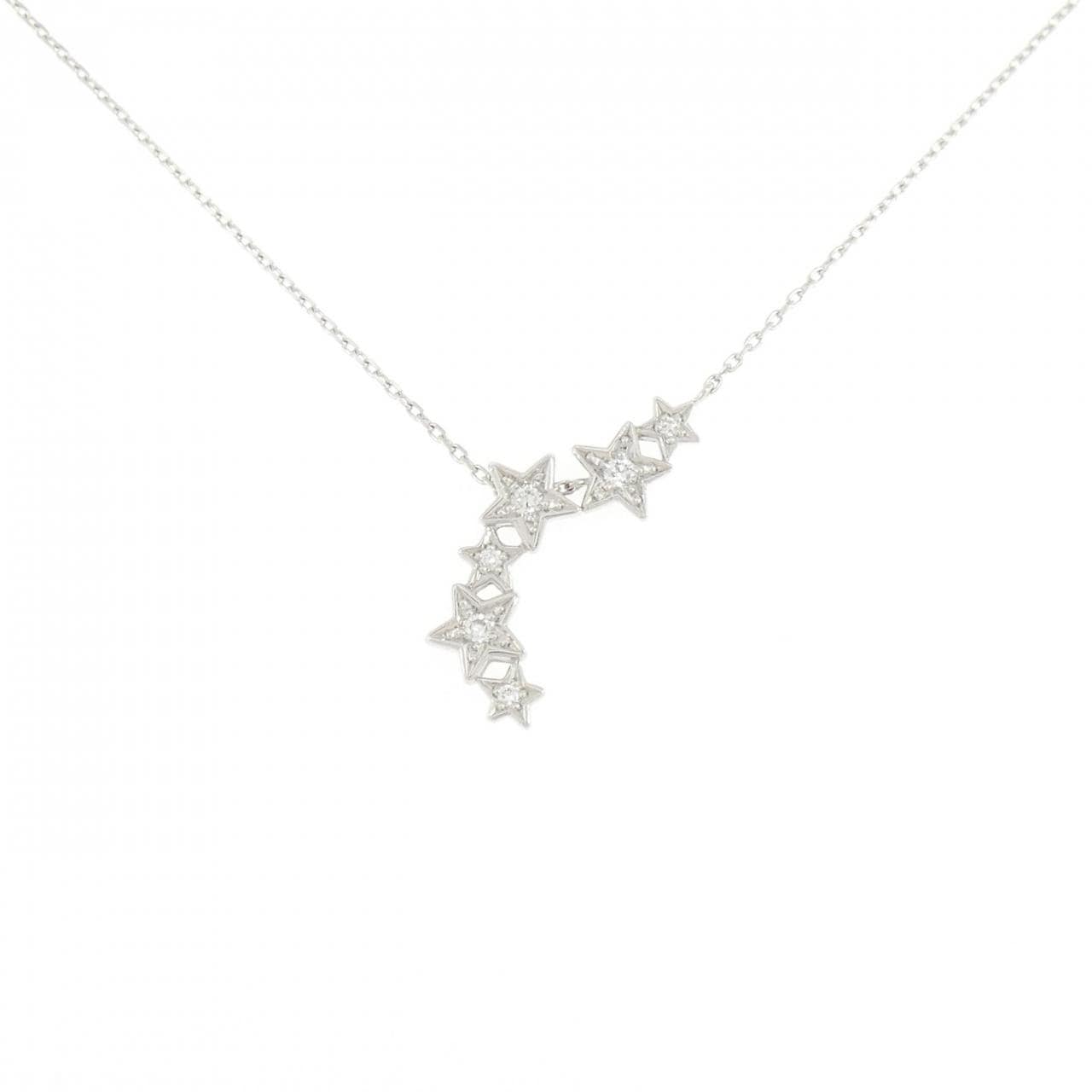 スタージュエリー ダイヤモンド ネックレス 0.14CT