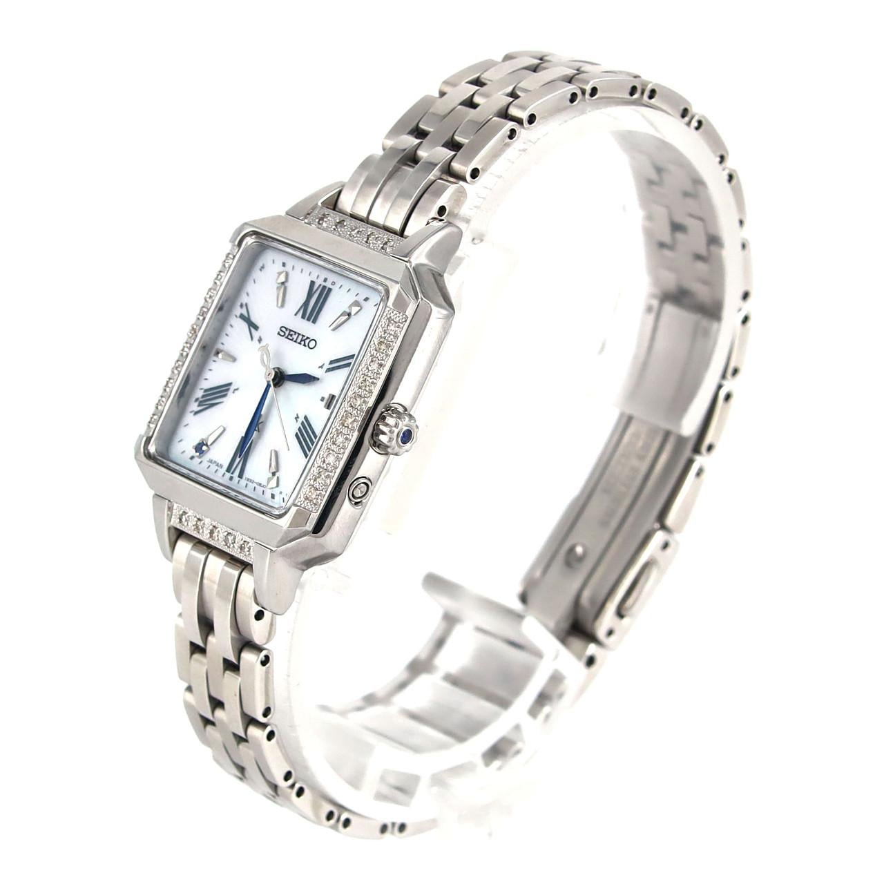 SEIKO Lukia Radio-Controlled Watch LIMITED 1B32-0AN0/SSVW175 SS Solar Quartz