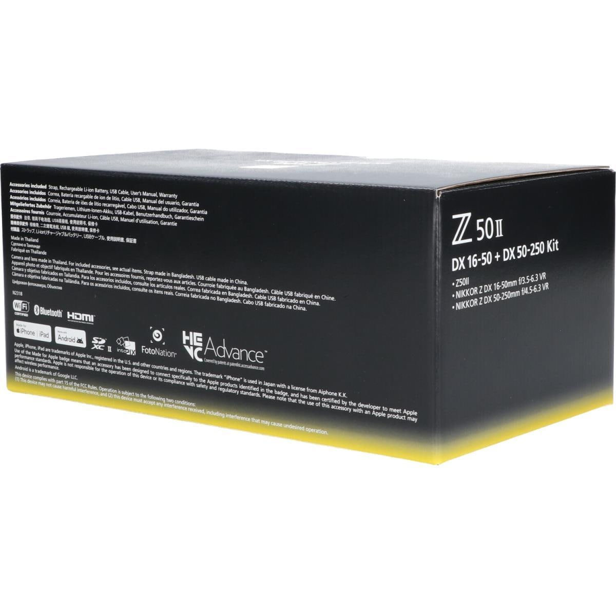 [未使用品] 尼康 Z50II 双倍变焦套件