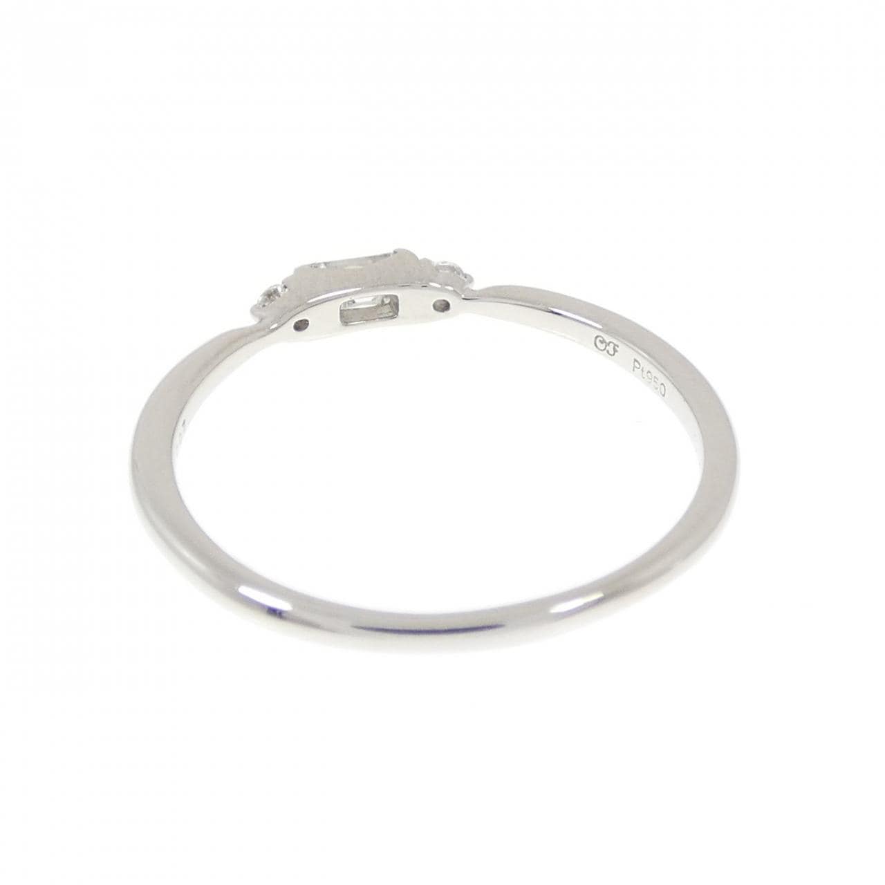 PT950 ダイヤモンド リング 0.07CT