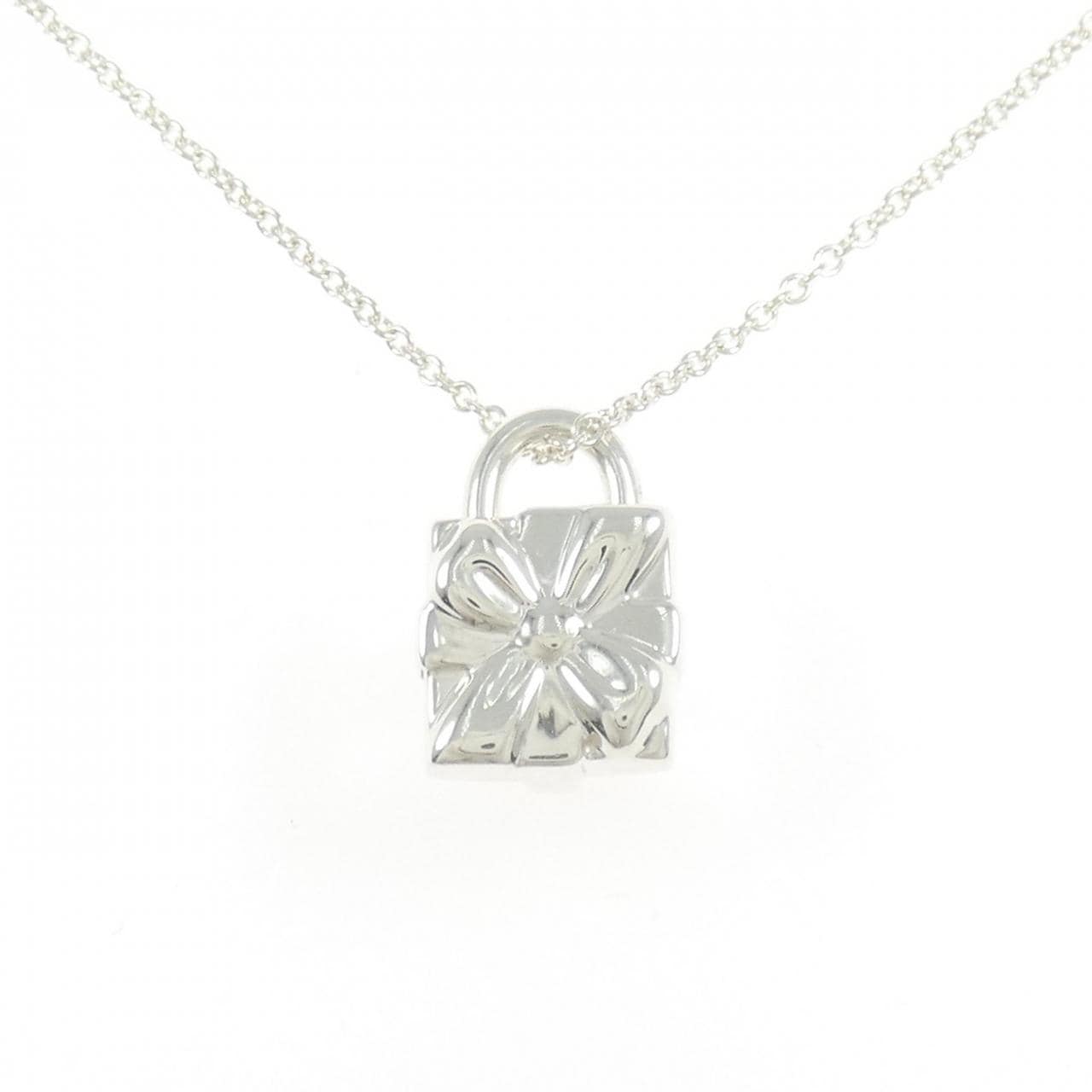 ティファニー ボウ ボックス ネックレス