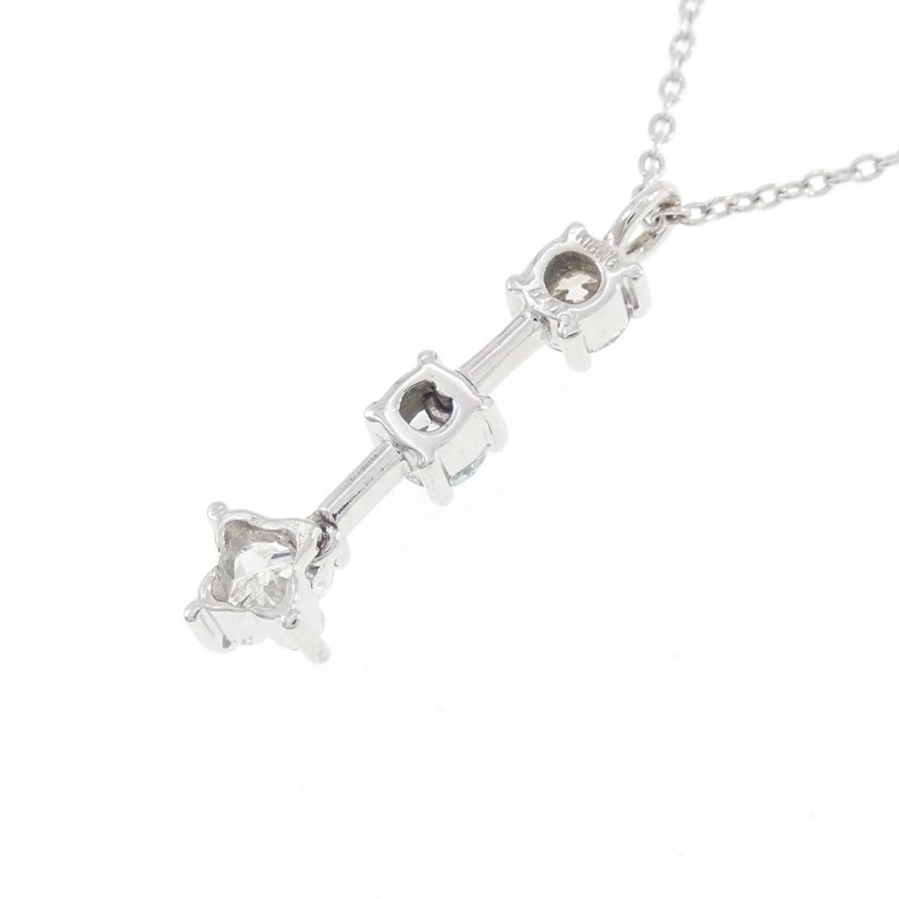 K18WG ダイヤモンド ネックレス 0.406CT