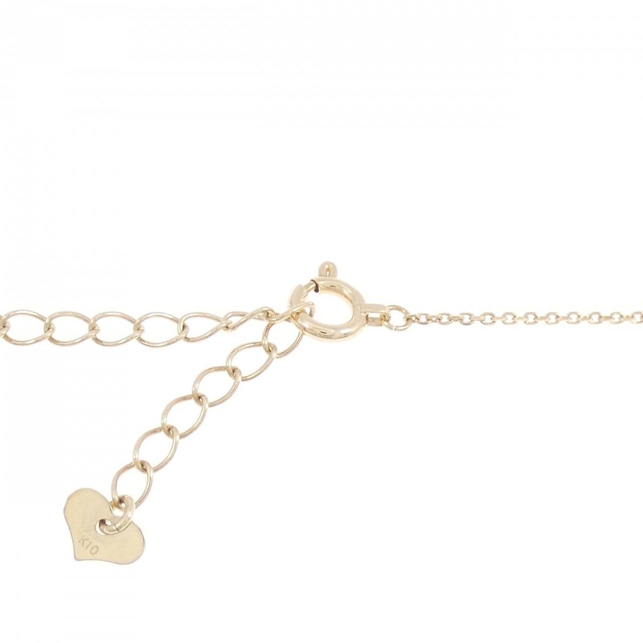 K10YG ダイヤモンド ネックレス 0.03CT